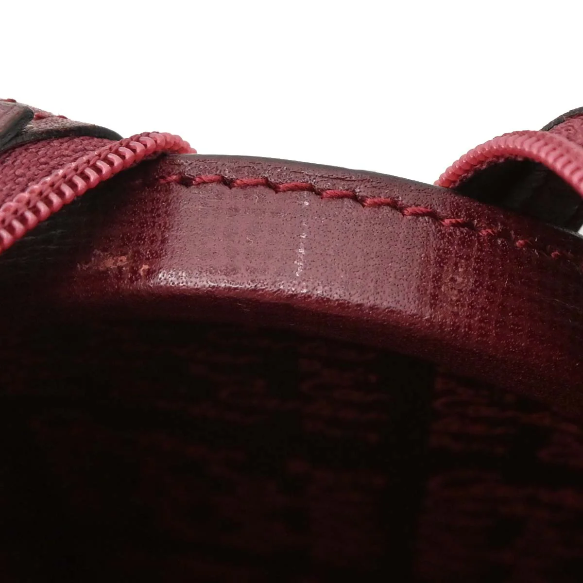 Cartier Bordeaux Leather 2way Shoulder Handbag - Image 9