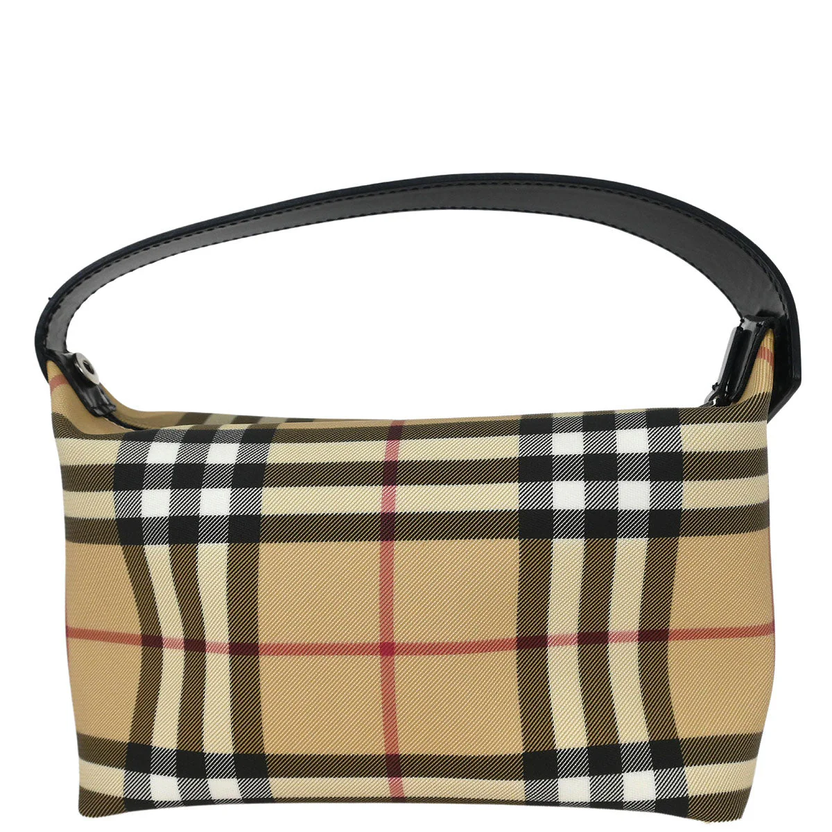 Burberry Beige Black Burberry Check Handbag - Image 2