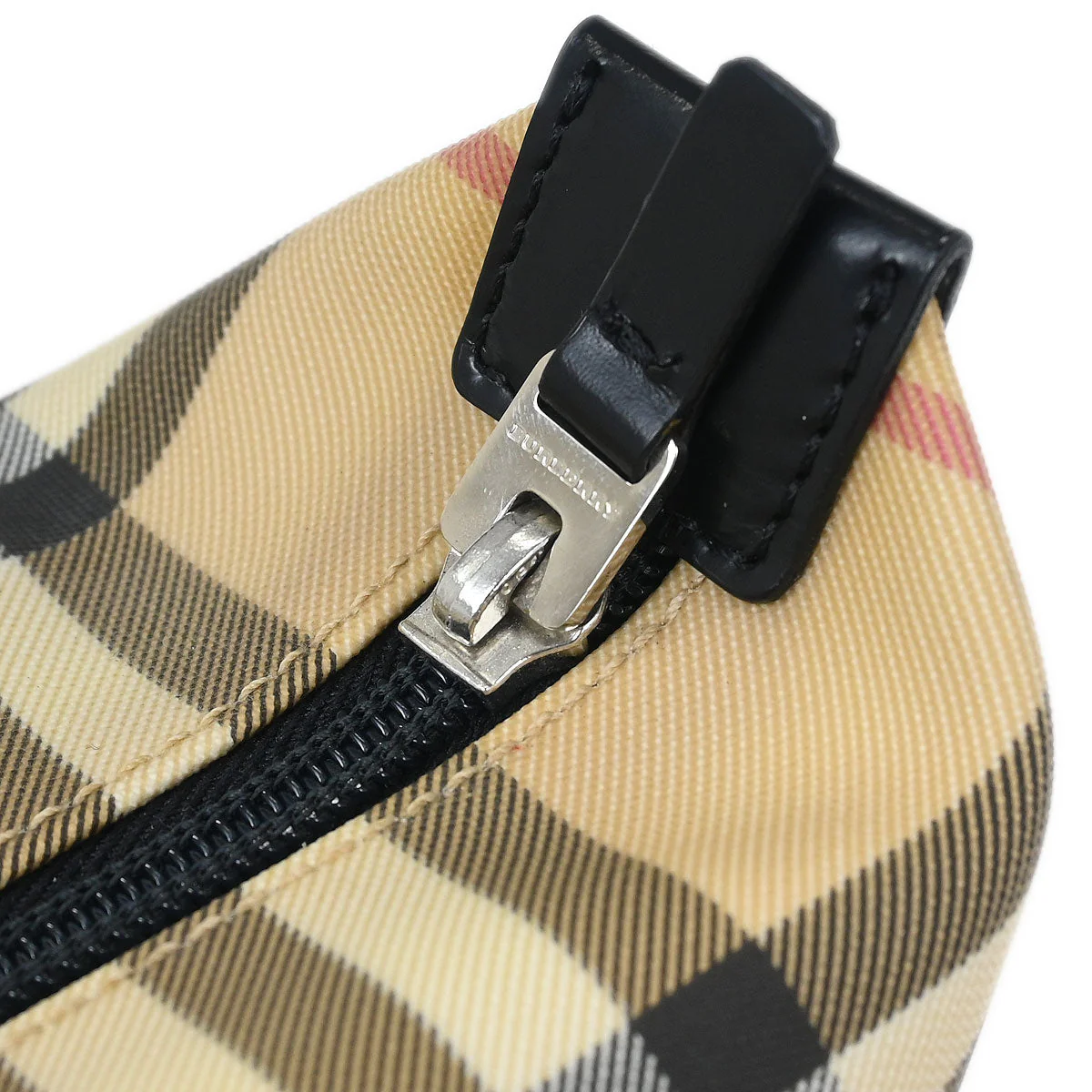 Burberry Beige Black Burberry Check Handbag - Image 6