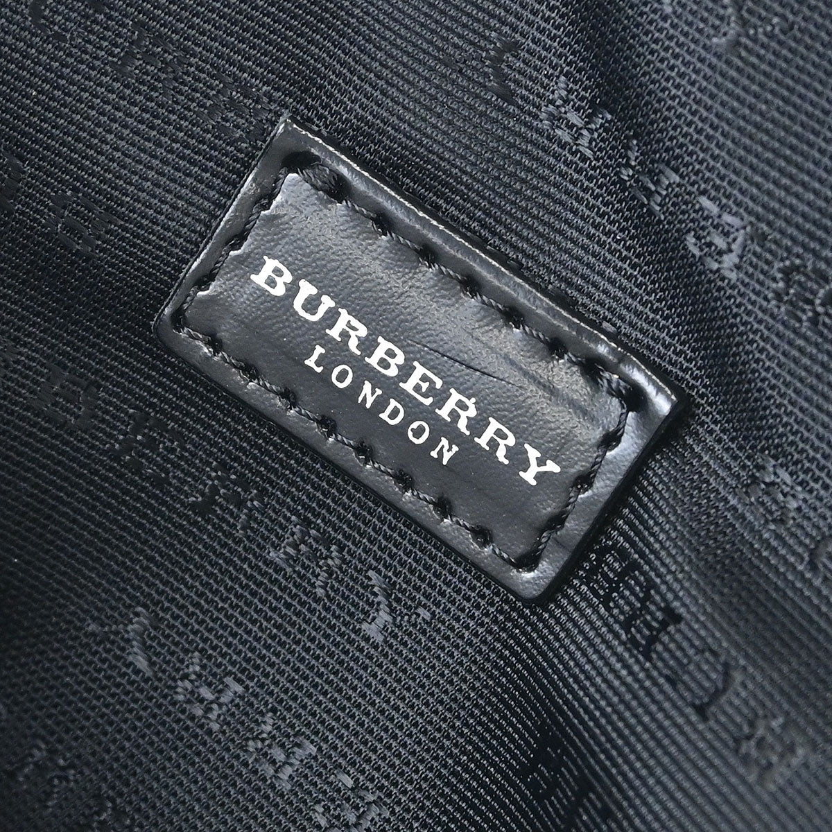 Burberry Beige Black Burberry Check Handbag - Image 9