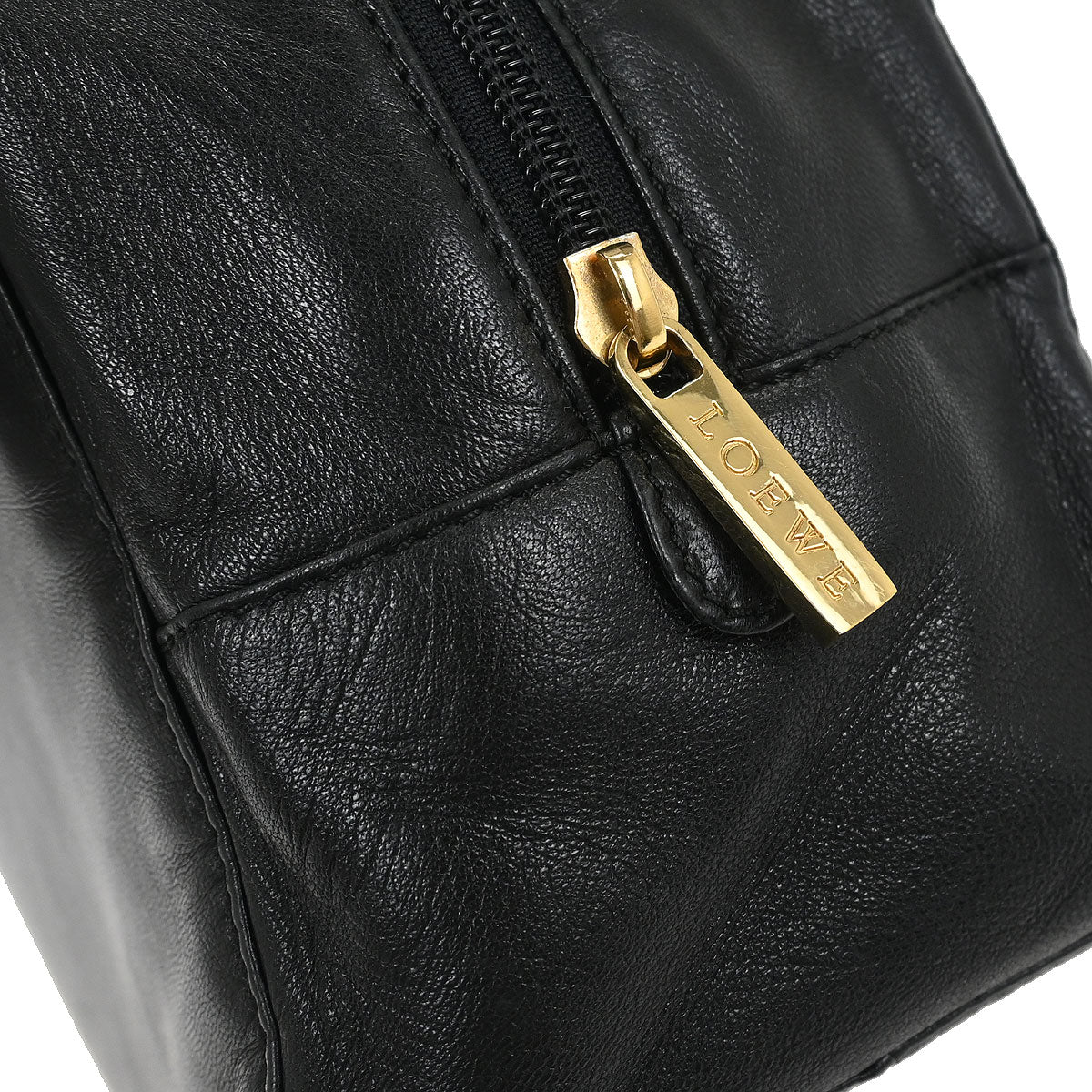 Loewe Black Lambskin Handbag - Image 7