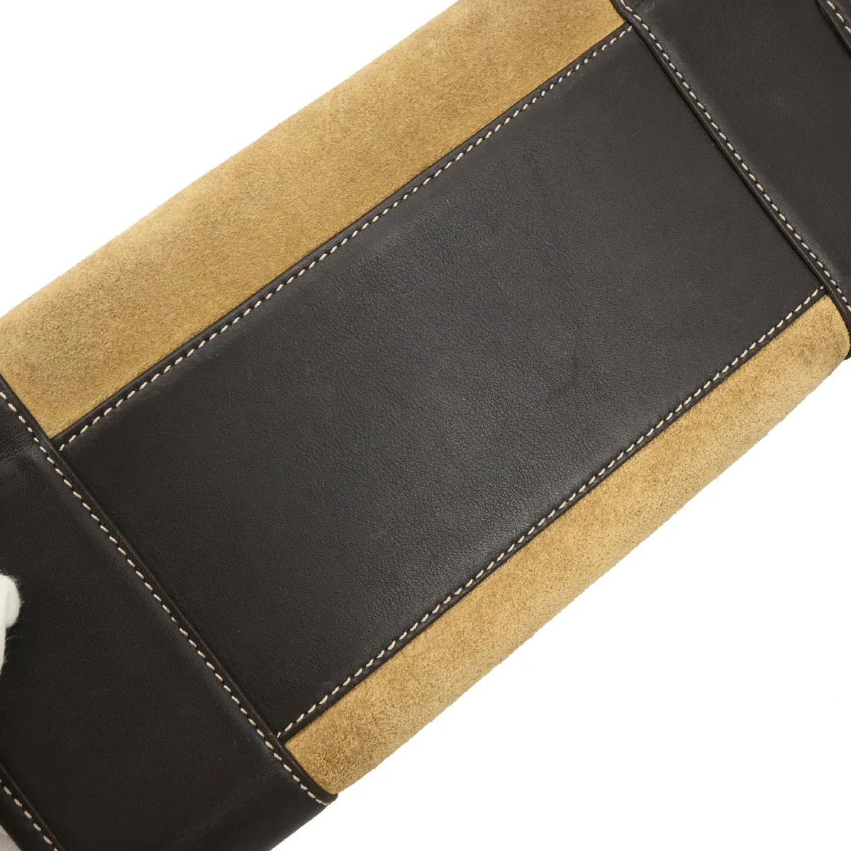 Loewe Beige Suede Amazona 28 Handbag - Image 5