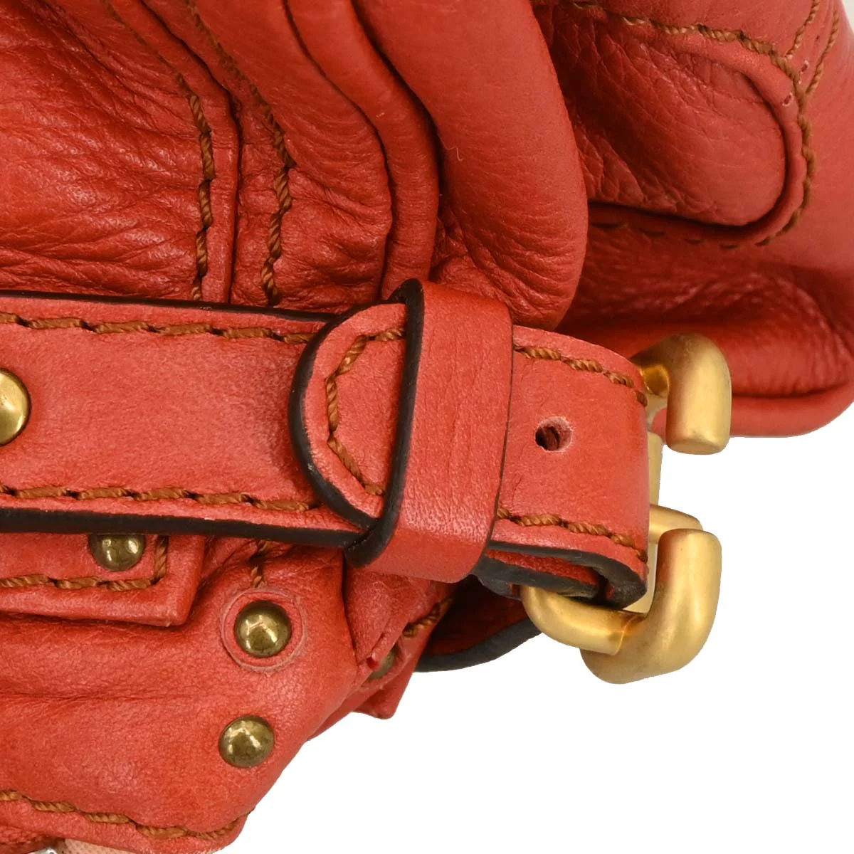 Chloe Vermilion Red Paddington Mini Handbag - Image 5
