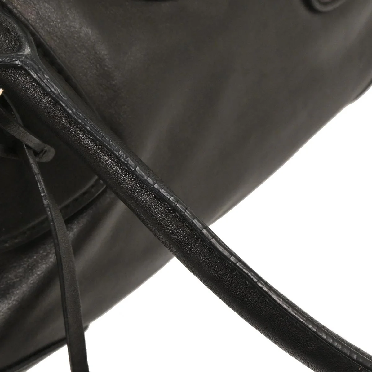 Prada Black Leather Handbag - Image 8