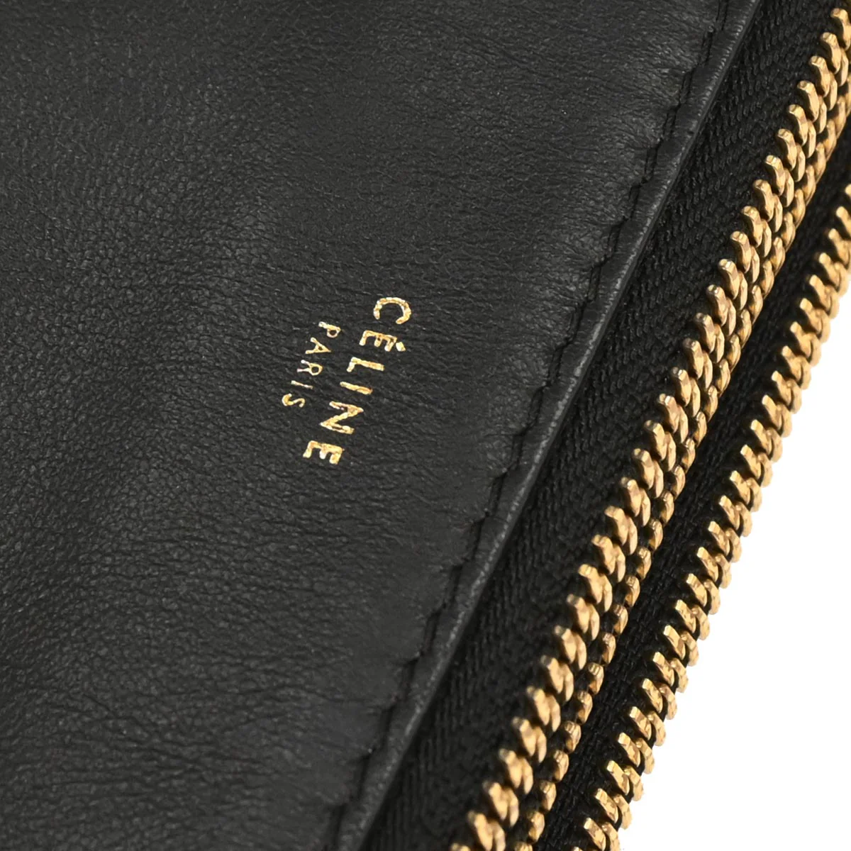 Celine Black Leather Trio Shoulder Bag - Image 7
