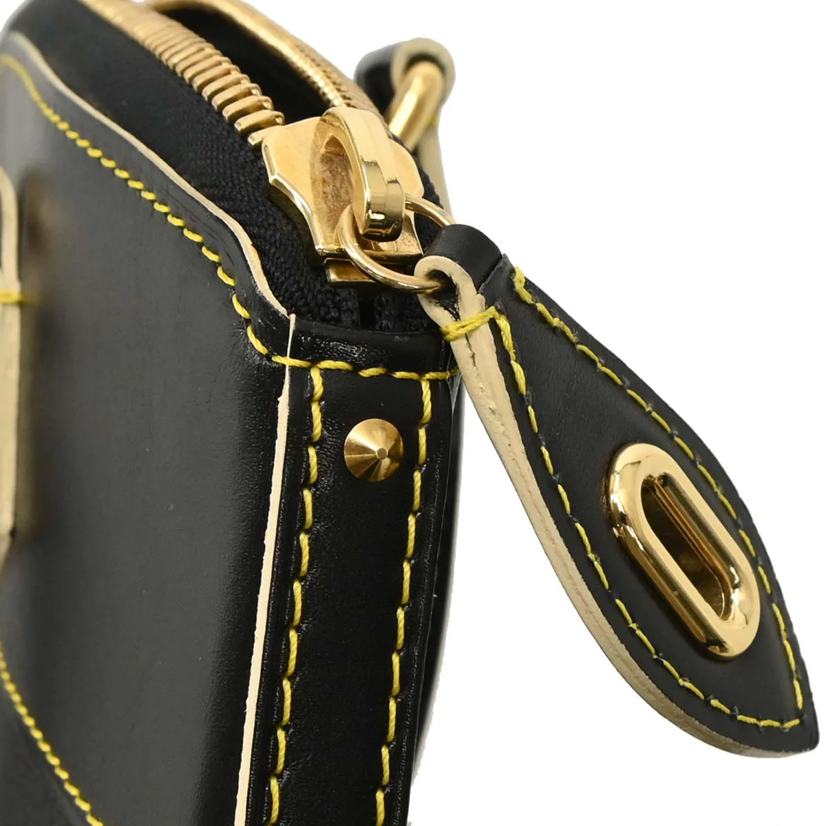 Louis Vuitton Black Suhali Lockit PM Tote Handbag M91888 - Image 7