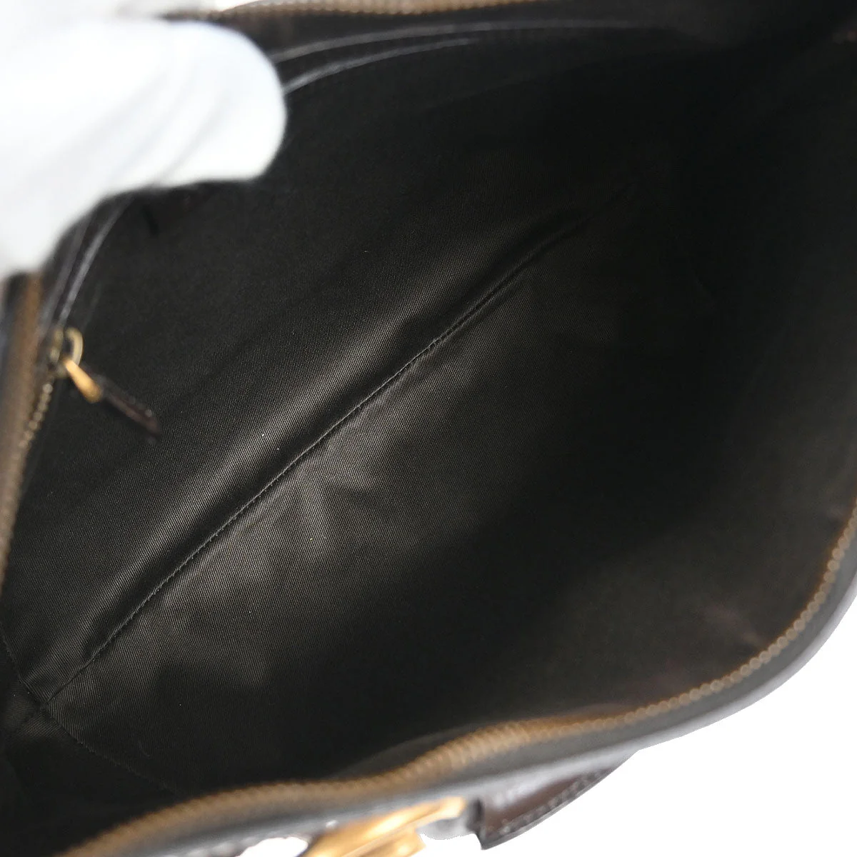 Gucci Brown Horsebit GG Handbag - Image 8