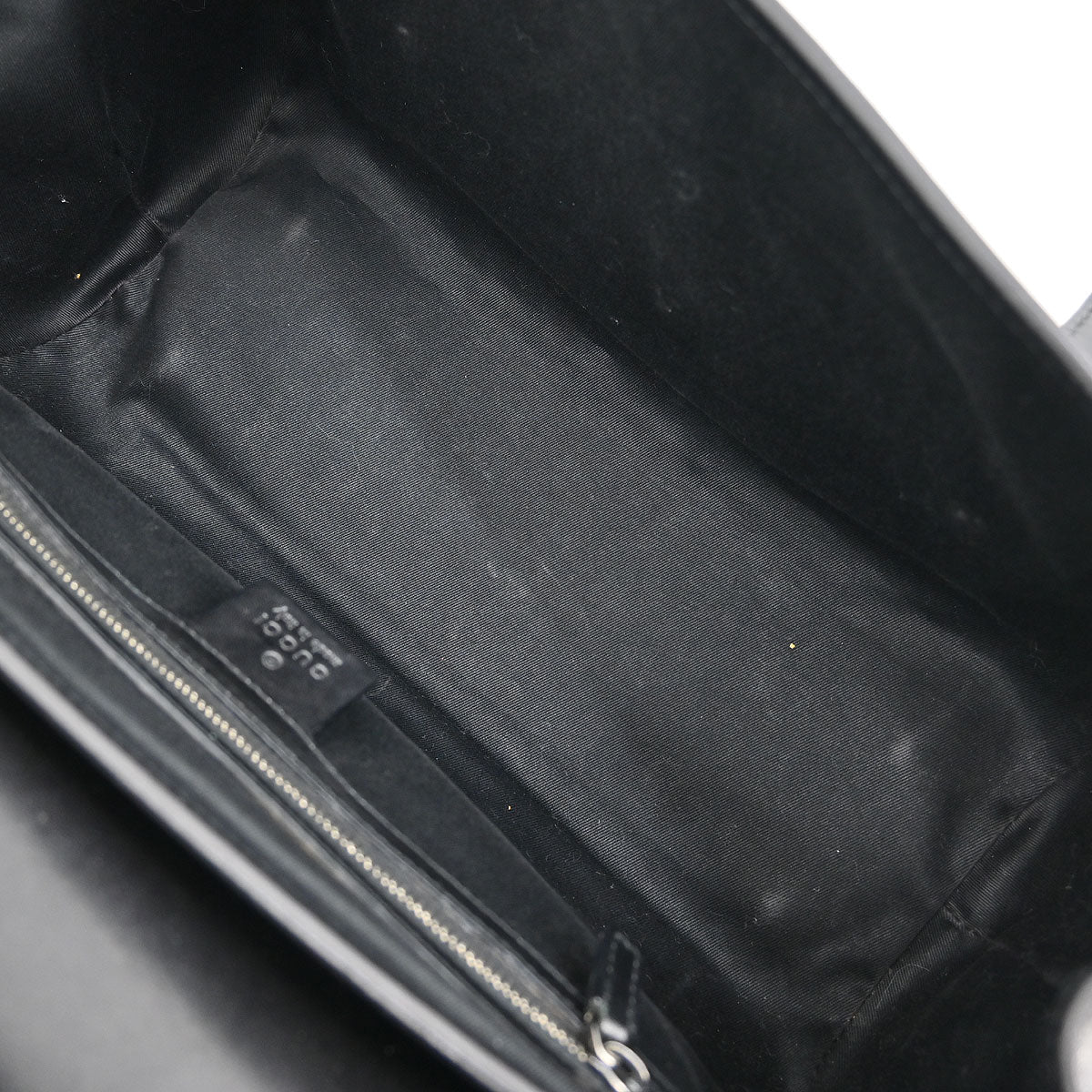 Gucci Black Bamboo GG Handbag - Image 8