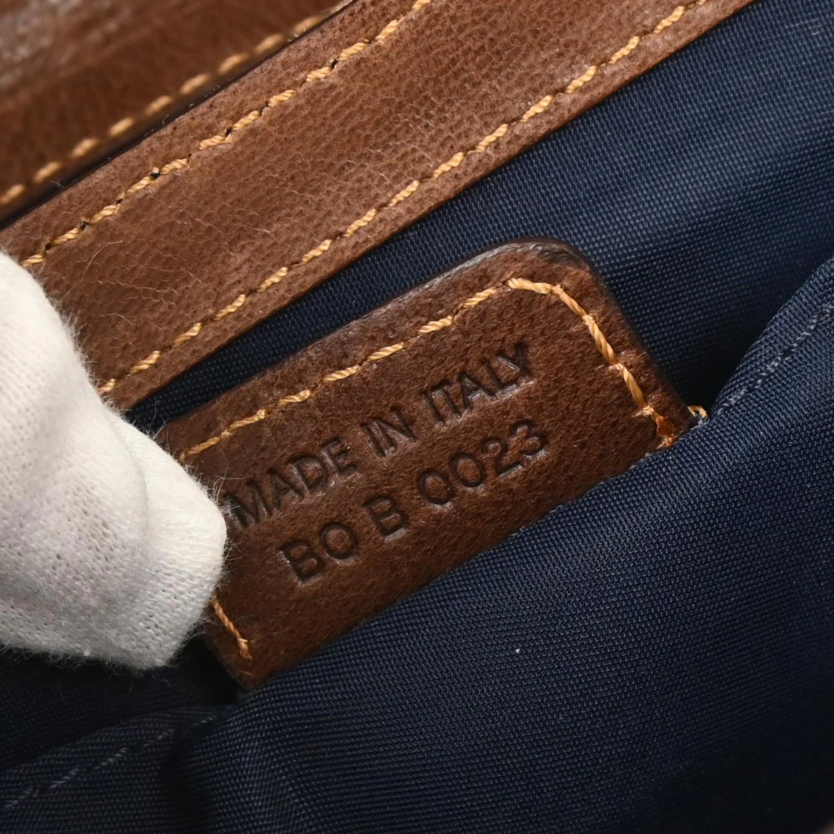 Christian Dior Navy Canvas Street Chic Trotter Handbag - Image 10