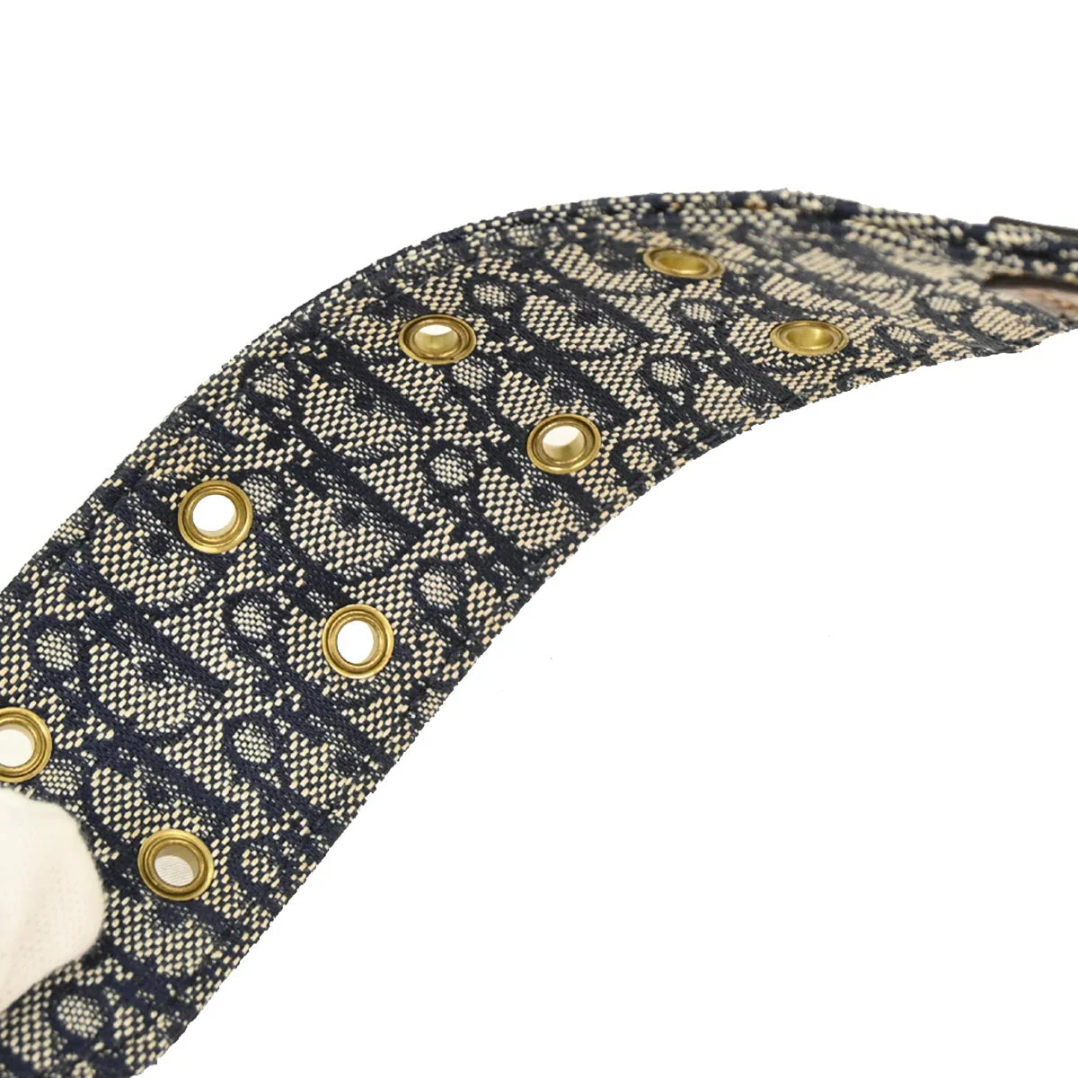 Christian Dior Navy Canvas Street Chic Trotter Handbag - Image 3