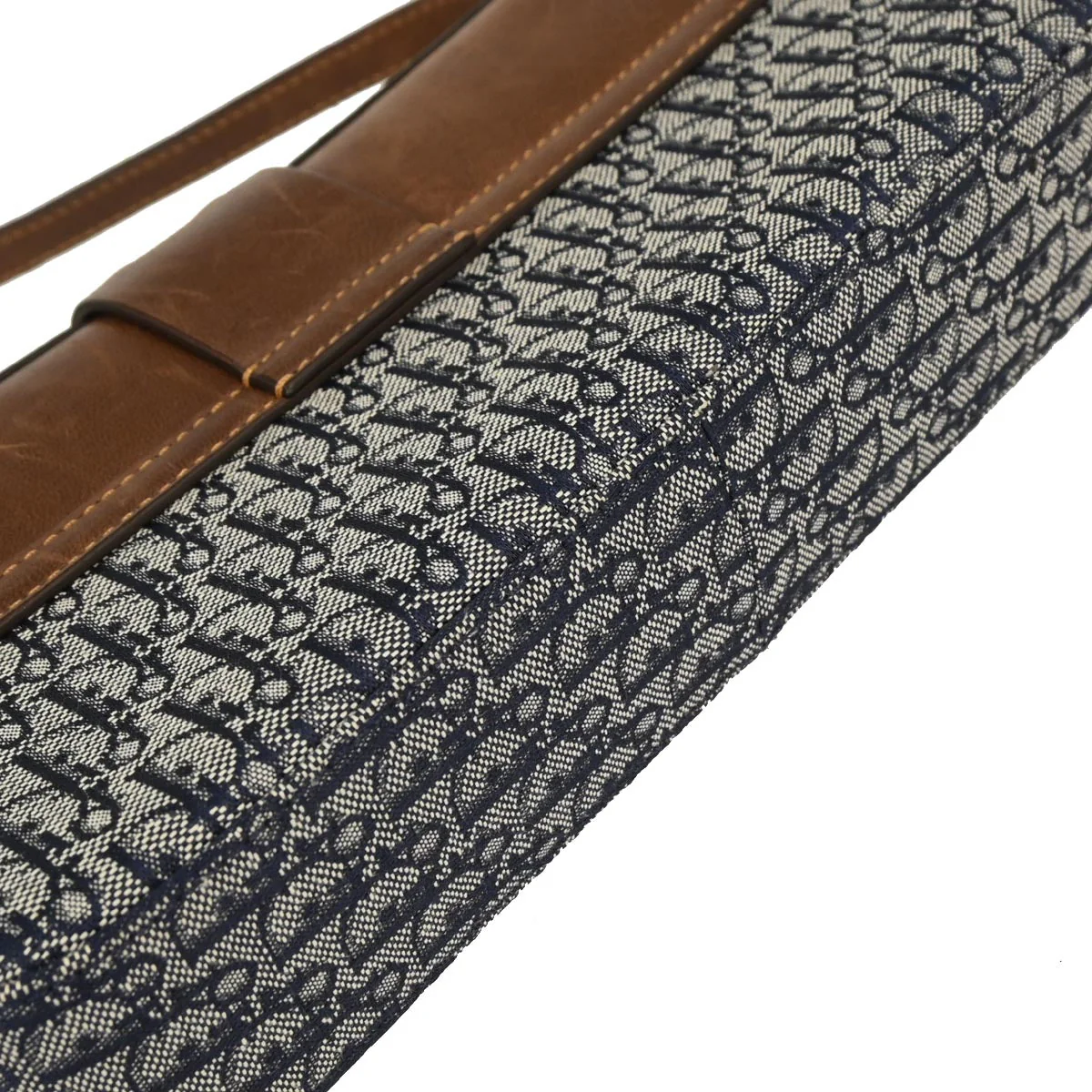 Christian Dior Navy Canvas Street Chic Trotter Handbag - Image 5