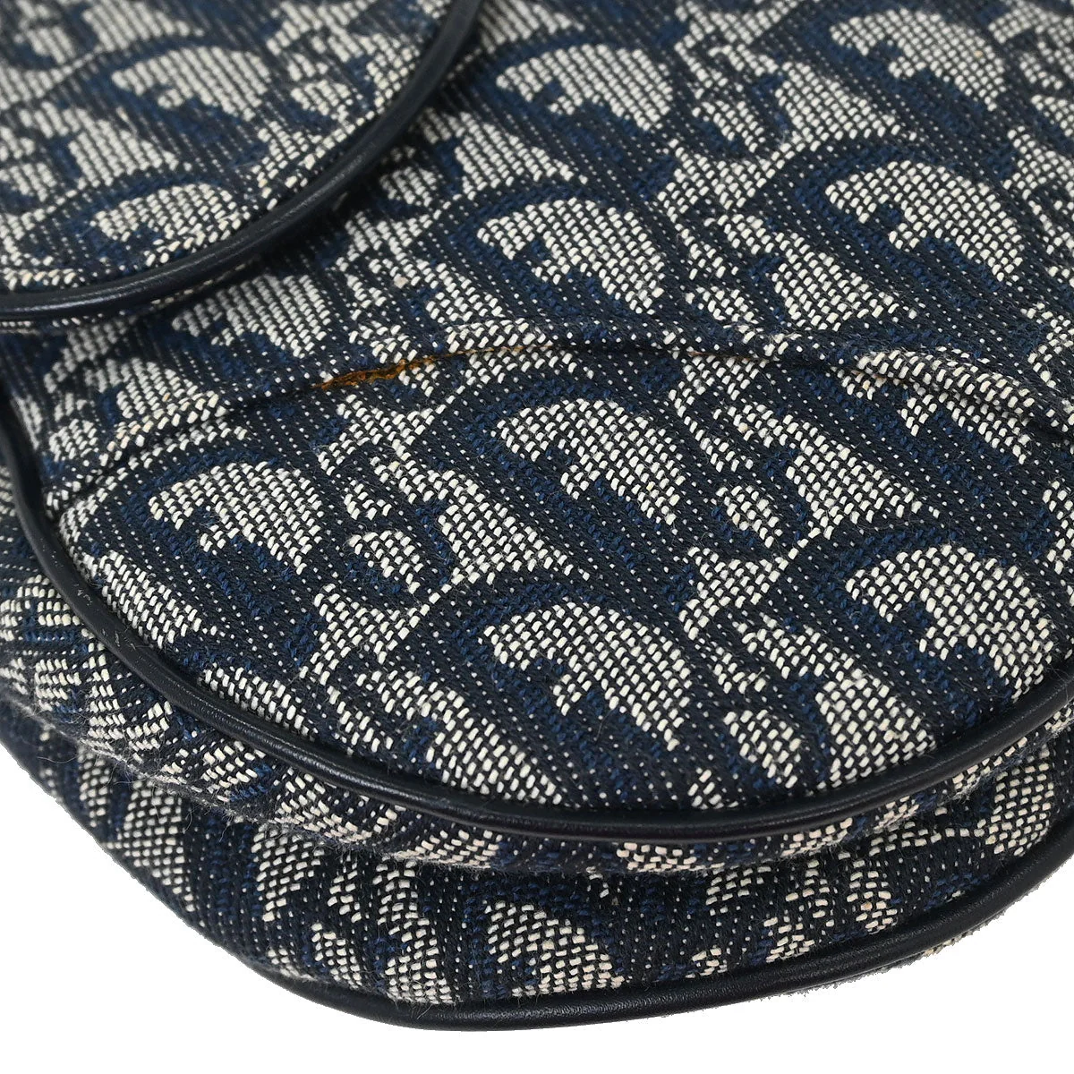 Christian Dior Navy Trotter Saddle Handbag - Image 5