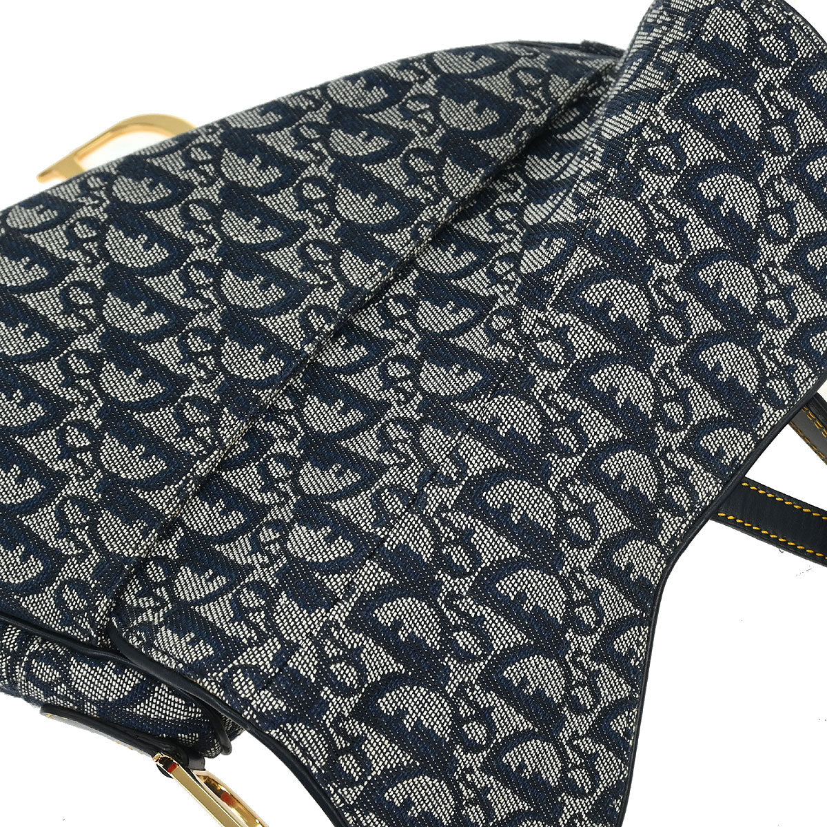 Christian Dior Navy Trotter Saddle Handbag - Image 7