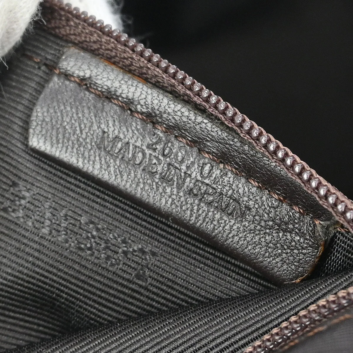 Loewe Brown Leather Glitter Amazona 28 Handbag - Image 10
