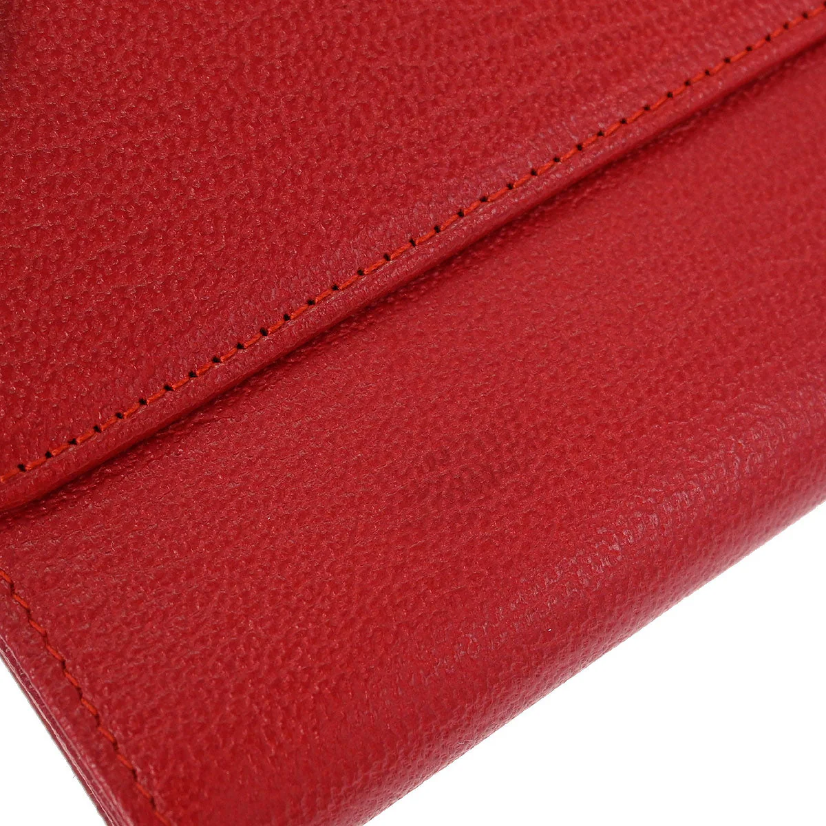 Chanel 2000-2002 Red Bifold Wallet - Image 3