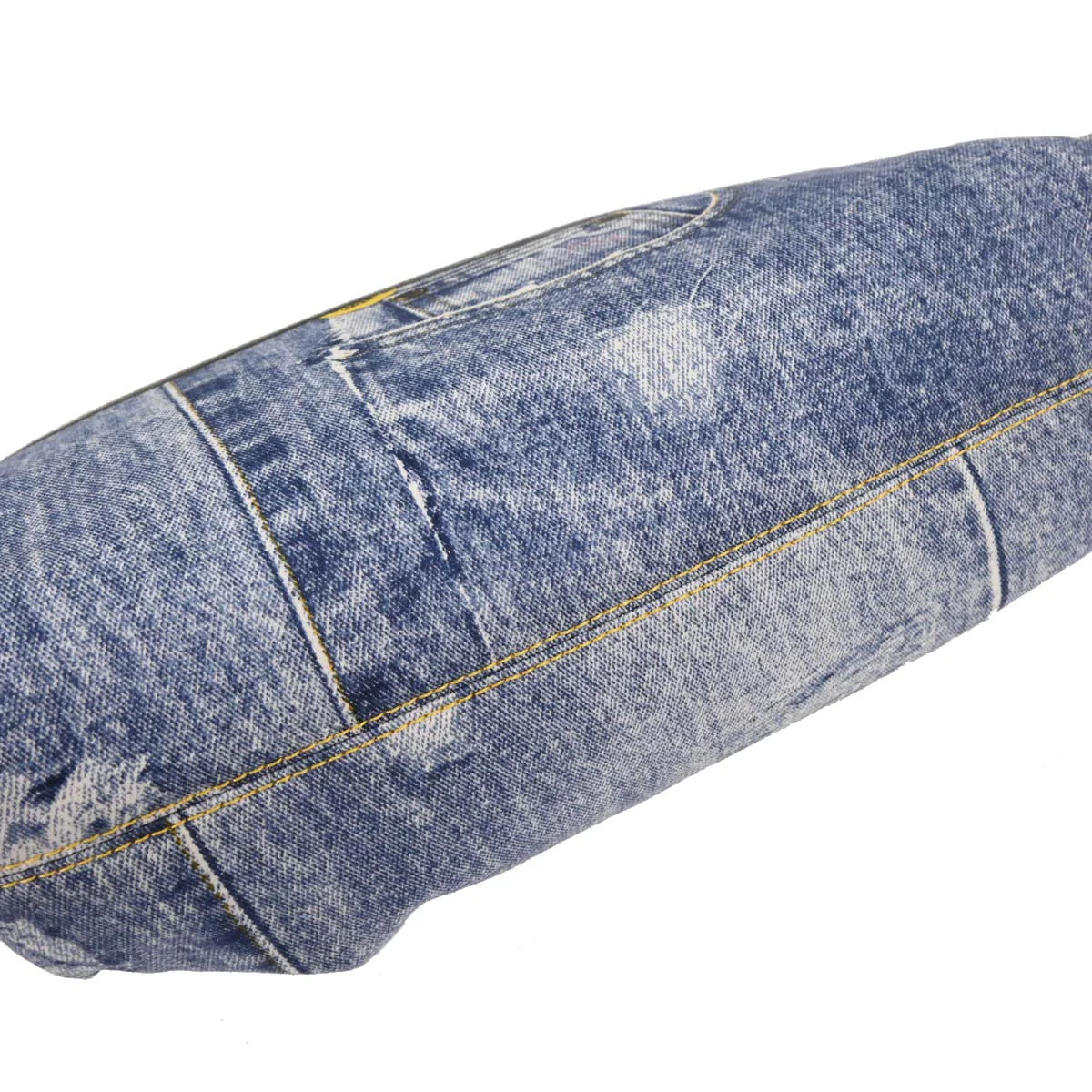 Christian Dior Blue Canvas Denim Print Shoulder Bag - Image 3