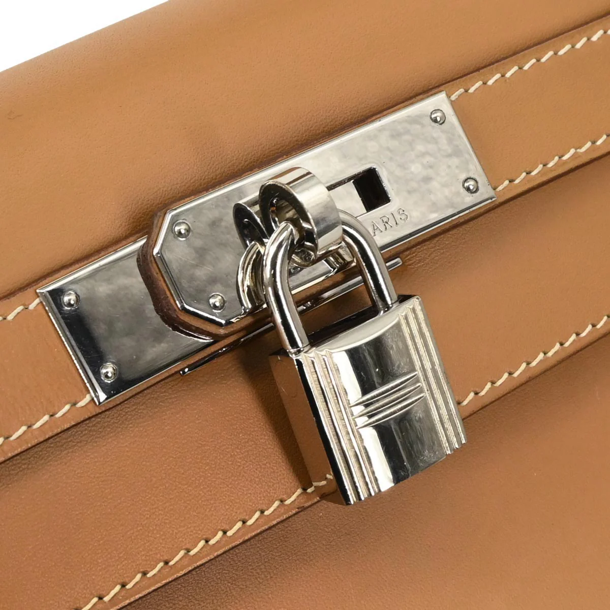 Hermes Natural Chamonix Kelly 28 Sellier 2way Shoulder Handbag - Image 6