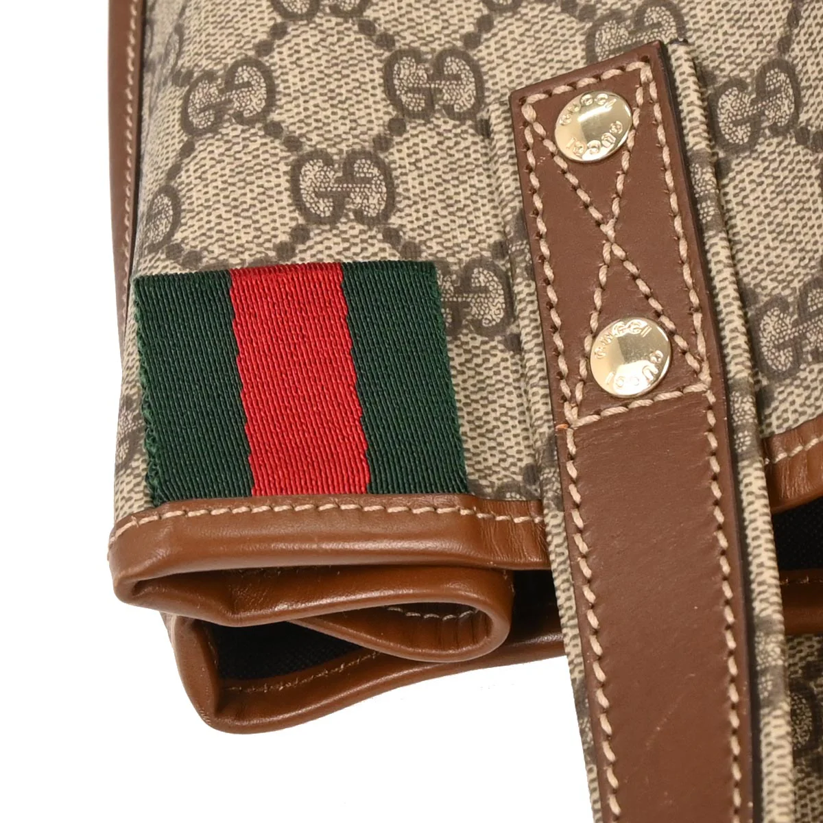 Gucci Beige PVC GG Tote Handbag - Image 4