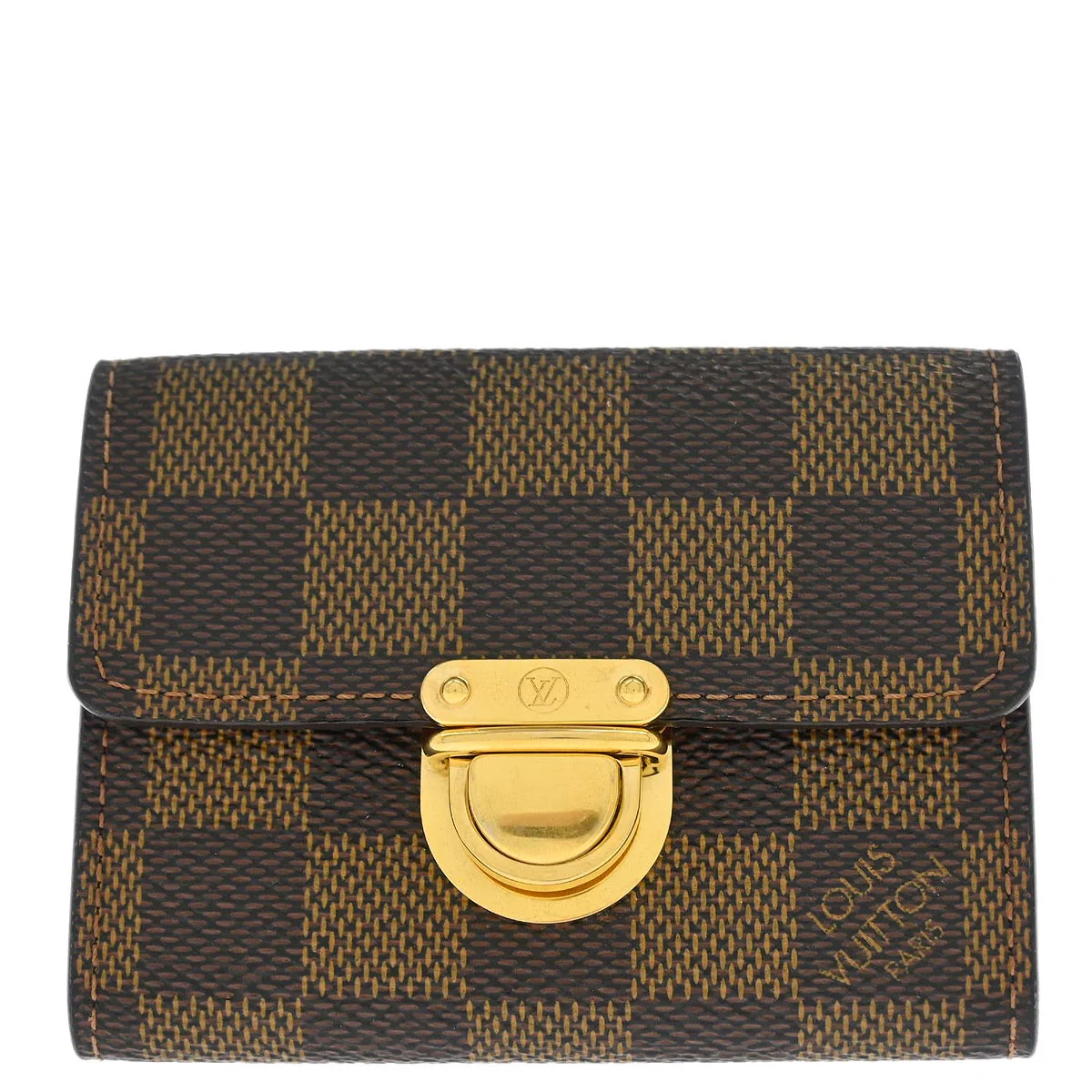 Louis Vuitton 2005 Damier Porte Monnaie Koala Coin Purse N60004