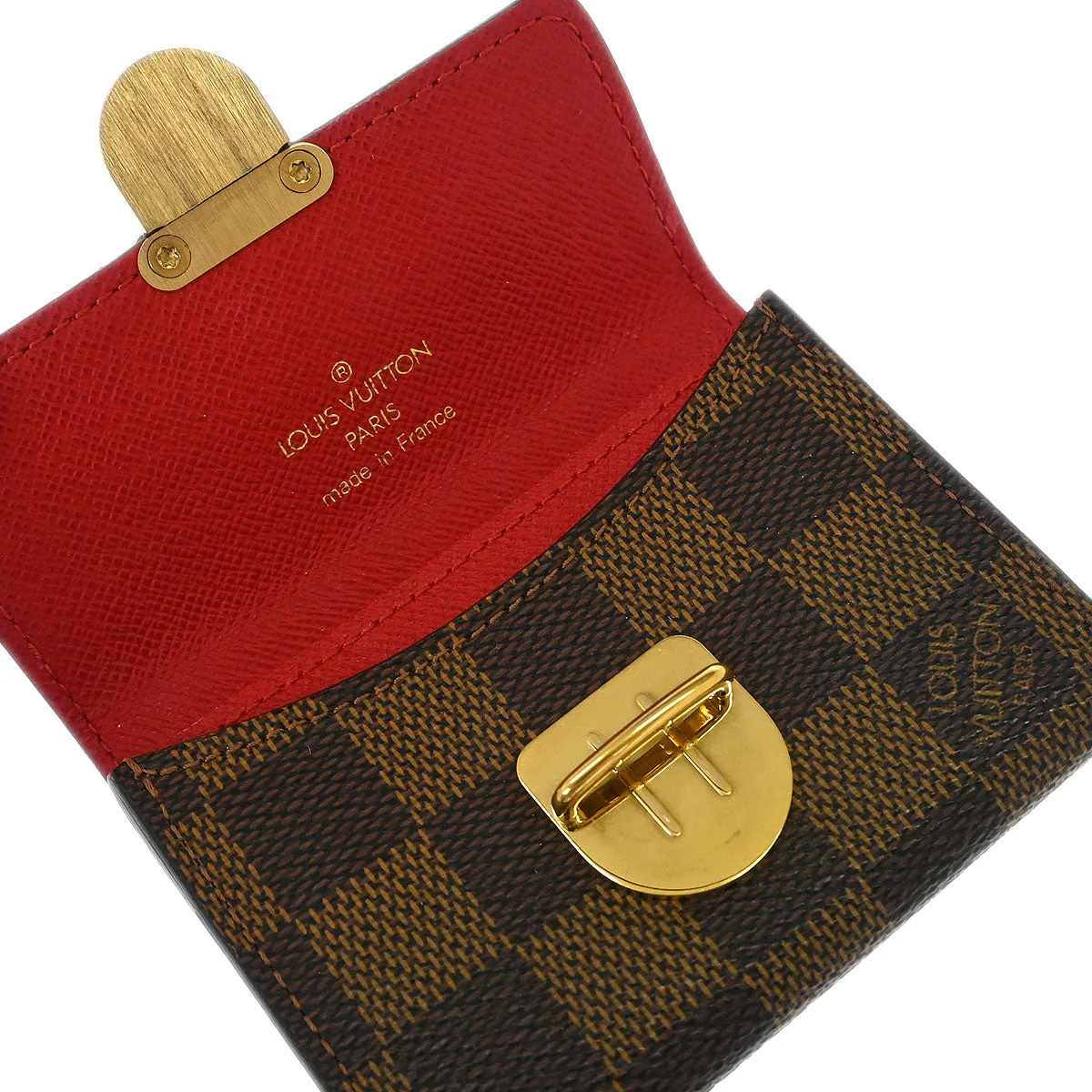 Louis Vuitton 2005 Damier Porte Monnaie Koala Coin Purse N60004 - Image 4