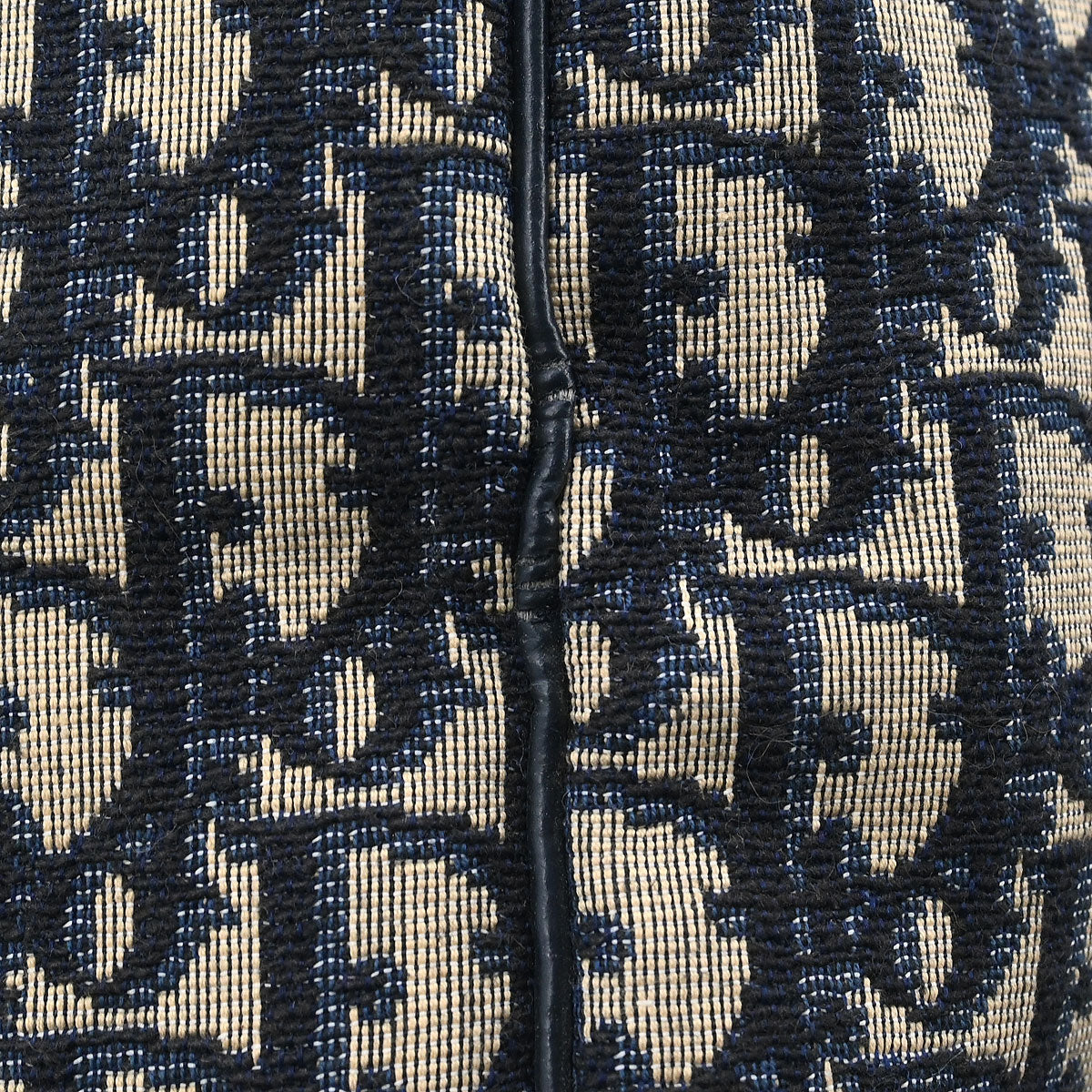 Christian Dior Navy Canvas Trotter Handbag - Image 4