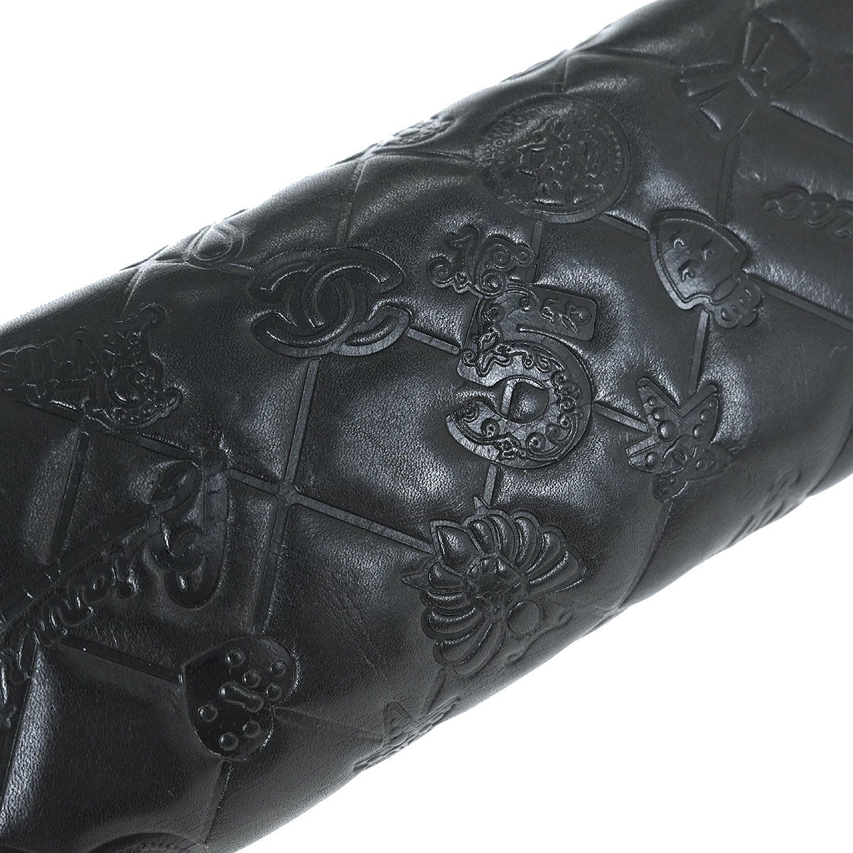 Chanel 2010-2011 Black Lambskin Lucky Symbol Handbag - Image 4