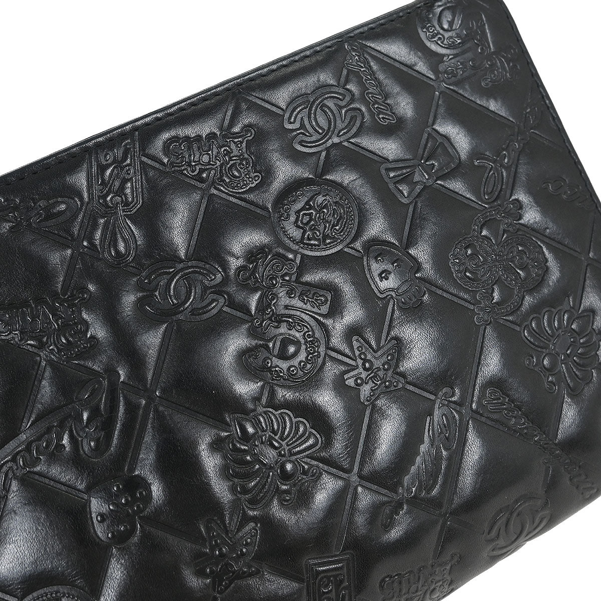 Chanel 2010-2011 Black Lambskin Lucky Symbol Handbag - Image 5