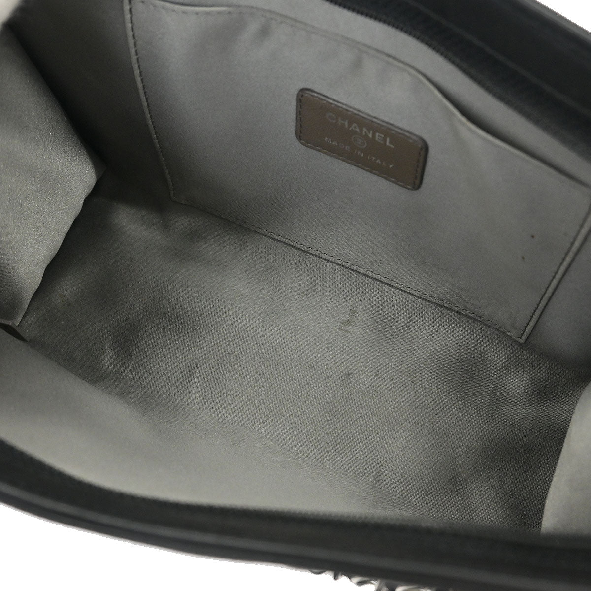 Chanel 2010-2011 Black Lambskin Lucky Symbol Handbag - Image 8