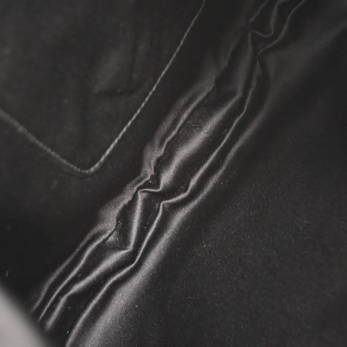 Yves Saint Laurent Black Canvas Mombasa Handbag - Image 9