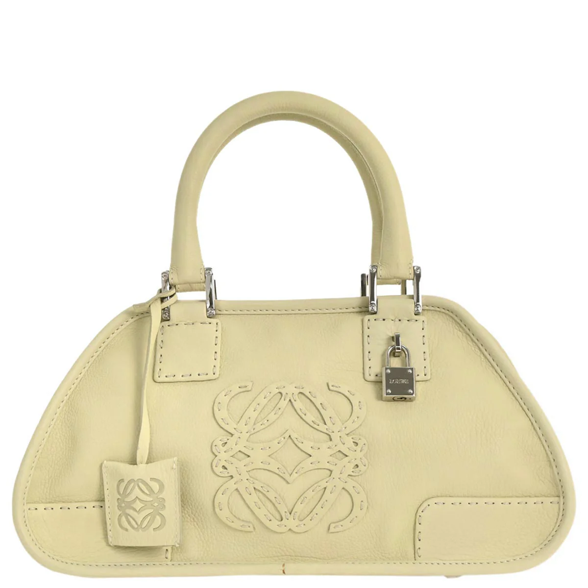 Loewe Ivory Leather Handbag