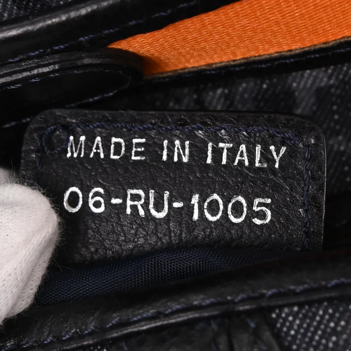 Christian Dior Navy Canvas Flight Trotter Saddle Handbag - Image 10
