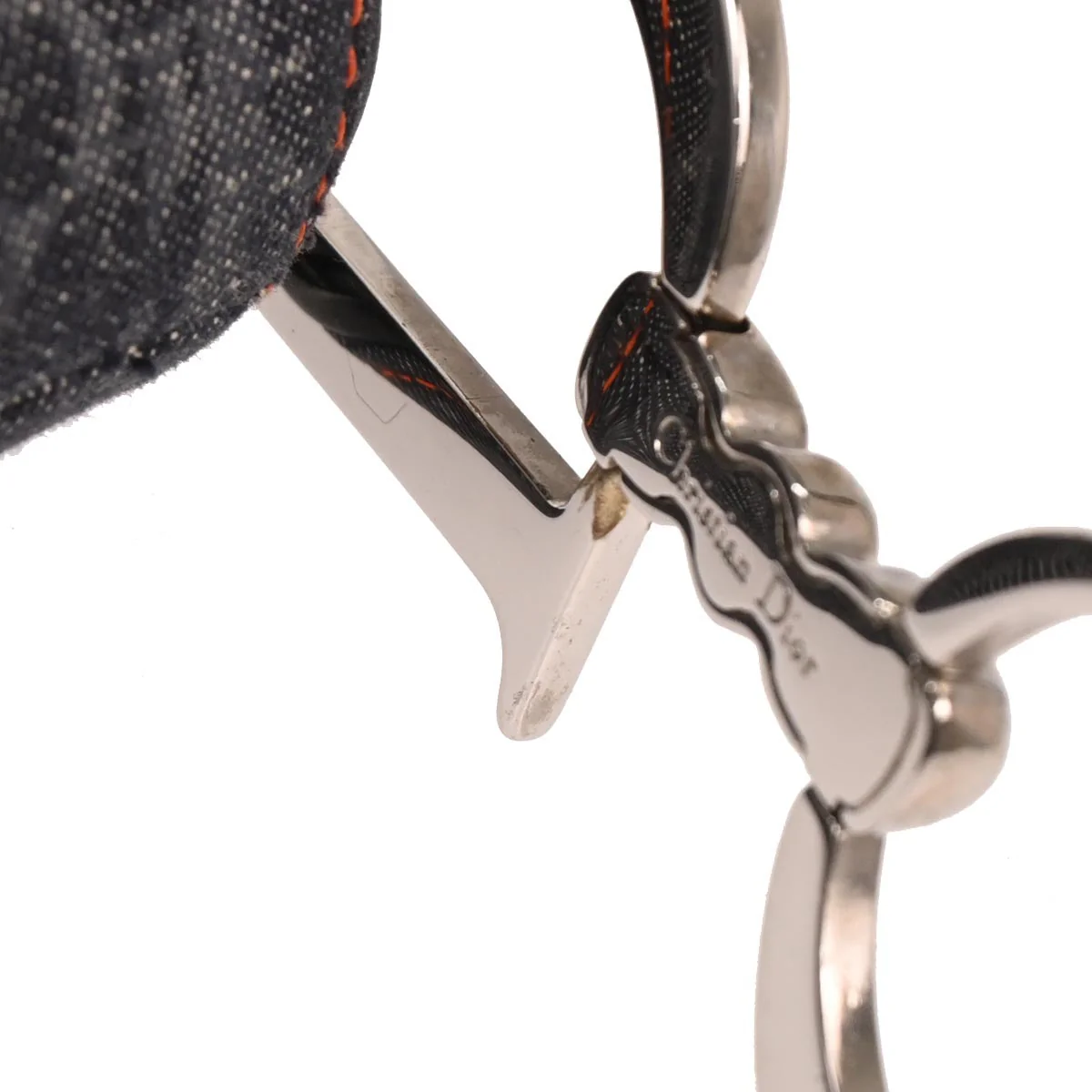 Christian Dior Navy Canvas Flight Trotter Saddle Handbag - Image 3