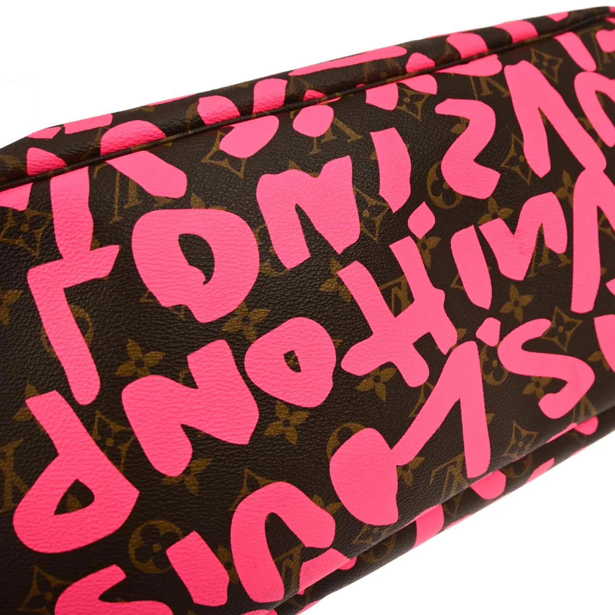 Louis Vuitton 2009 Pink Monogram Graffiti Neverfull GM Tote Bag M93701 - Image 5