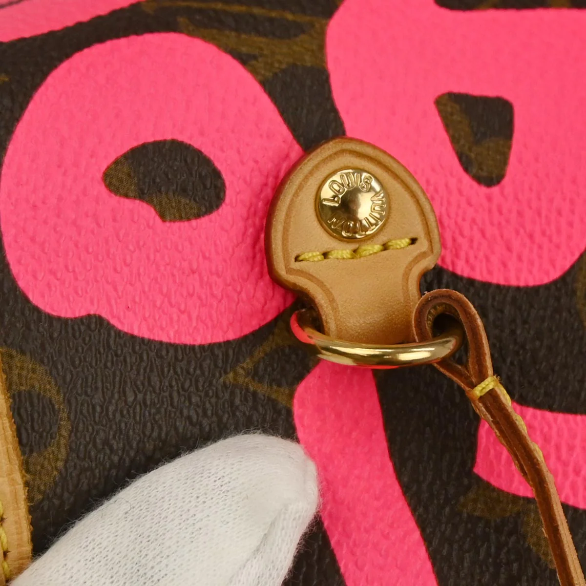 Louis Vuitton 2009 Pink Monogram Graffiti Neverfull GM Tote Bag M93701 - Image 6