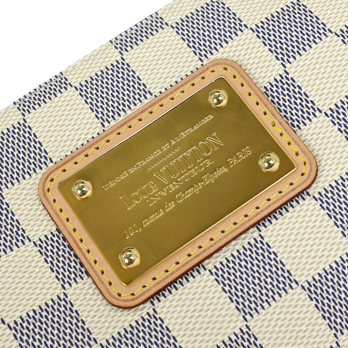 Louis Vuitton Damier Azur Eva 2way Shoulder Chain Handbag N55214 - Image 4