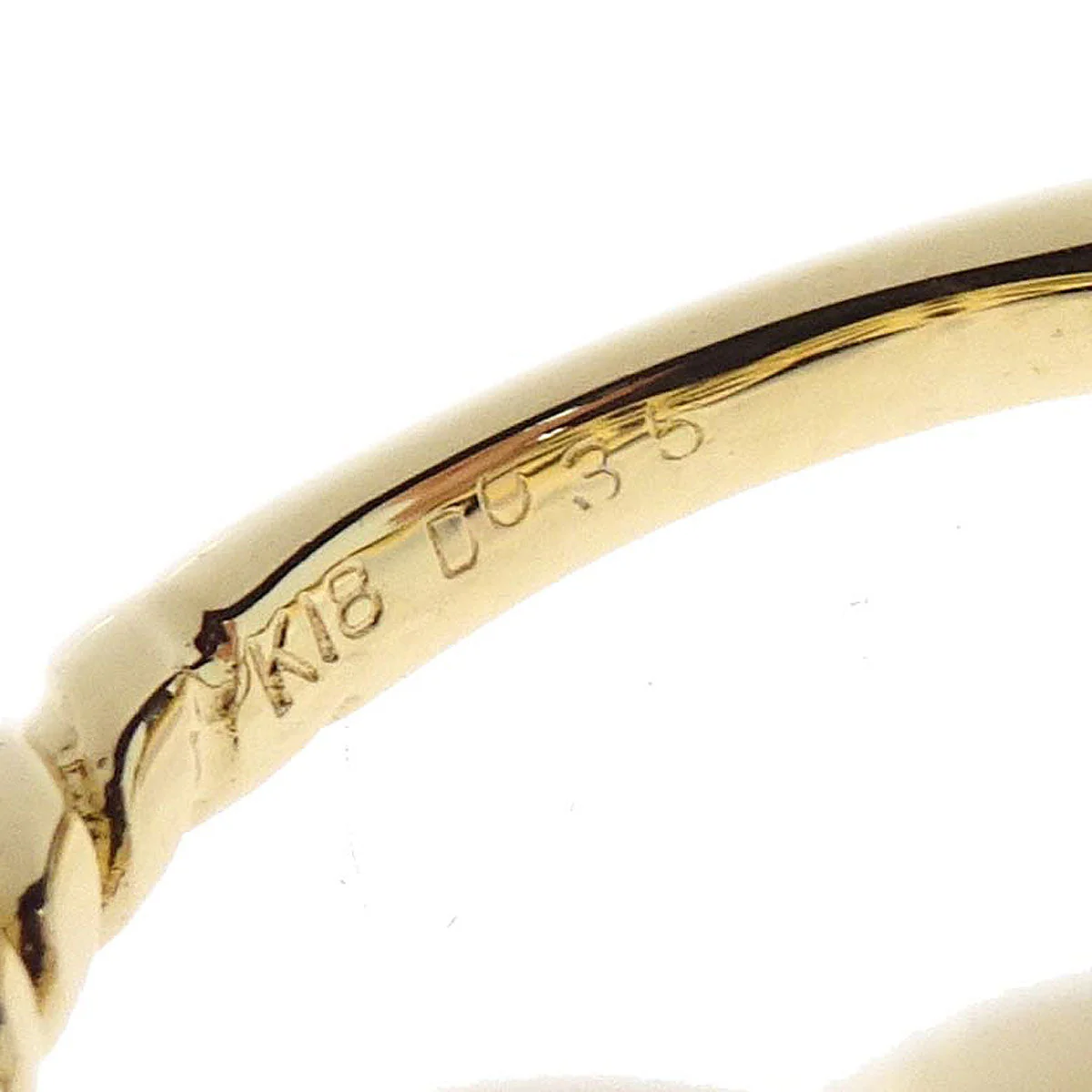 Ring 18K Gold Diamond #52 Jewelry - Image 3