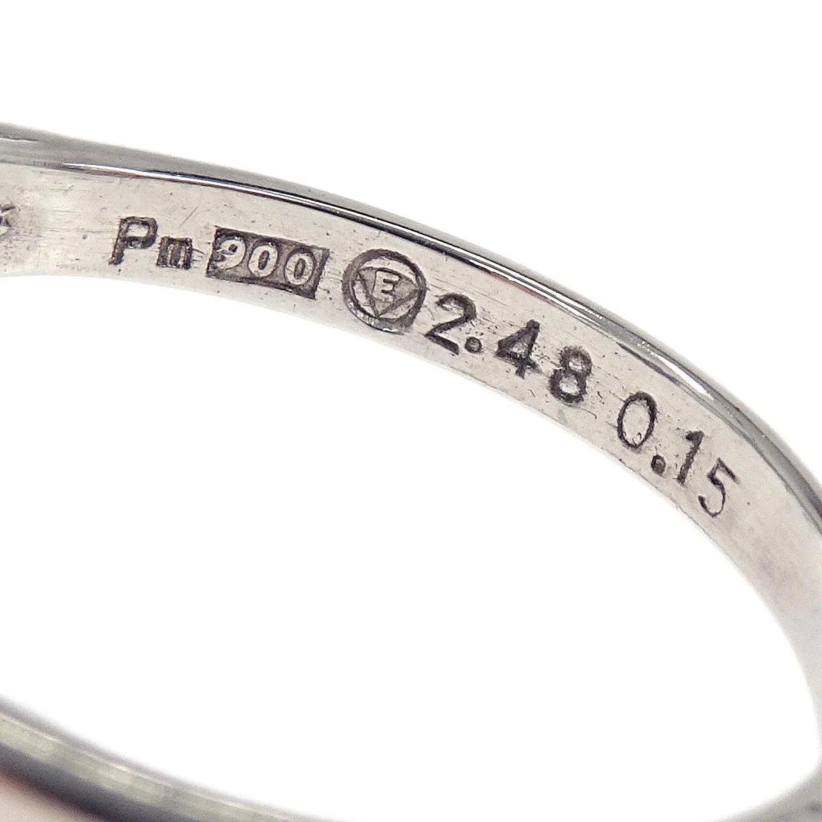 Ring Pm900 Blue Topaz Diamond #54 Jewelry - Image 3