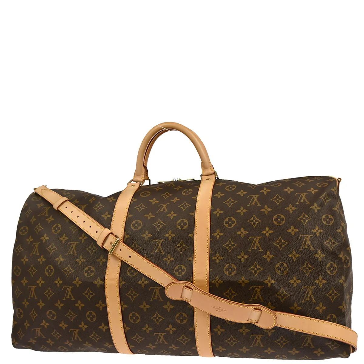 Louis Vuitton 2004 Monogram Keepall Bandouliere 60 Duffle Bag M41412 - Image 2