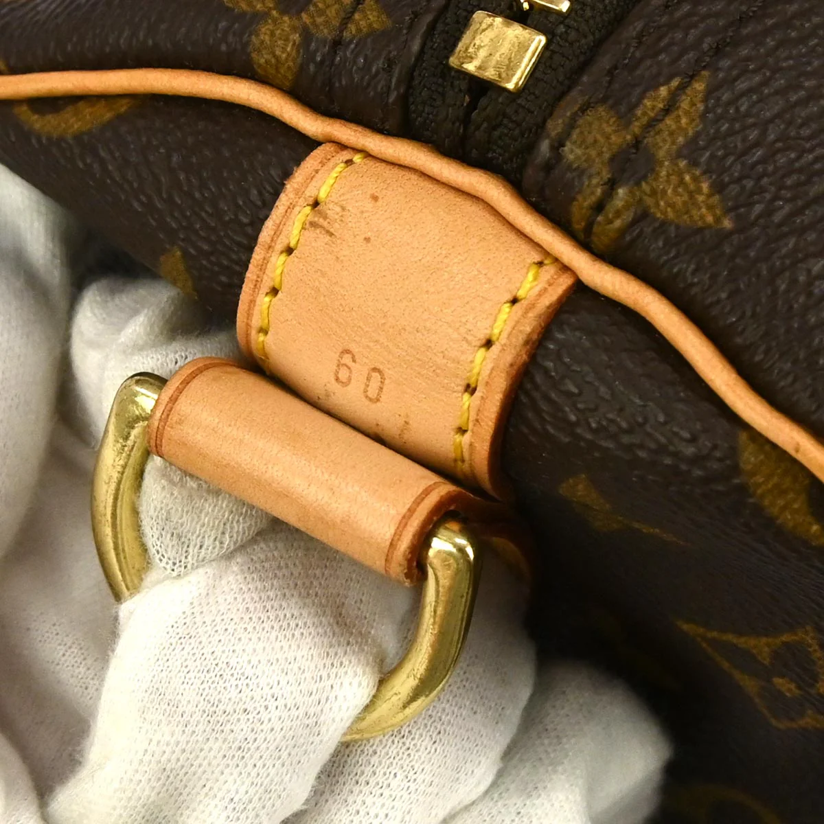 Louis Vuitton 2004 Monogram Keepall Bandouliere 60 Duffle Bag M41412 - Image 5