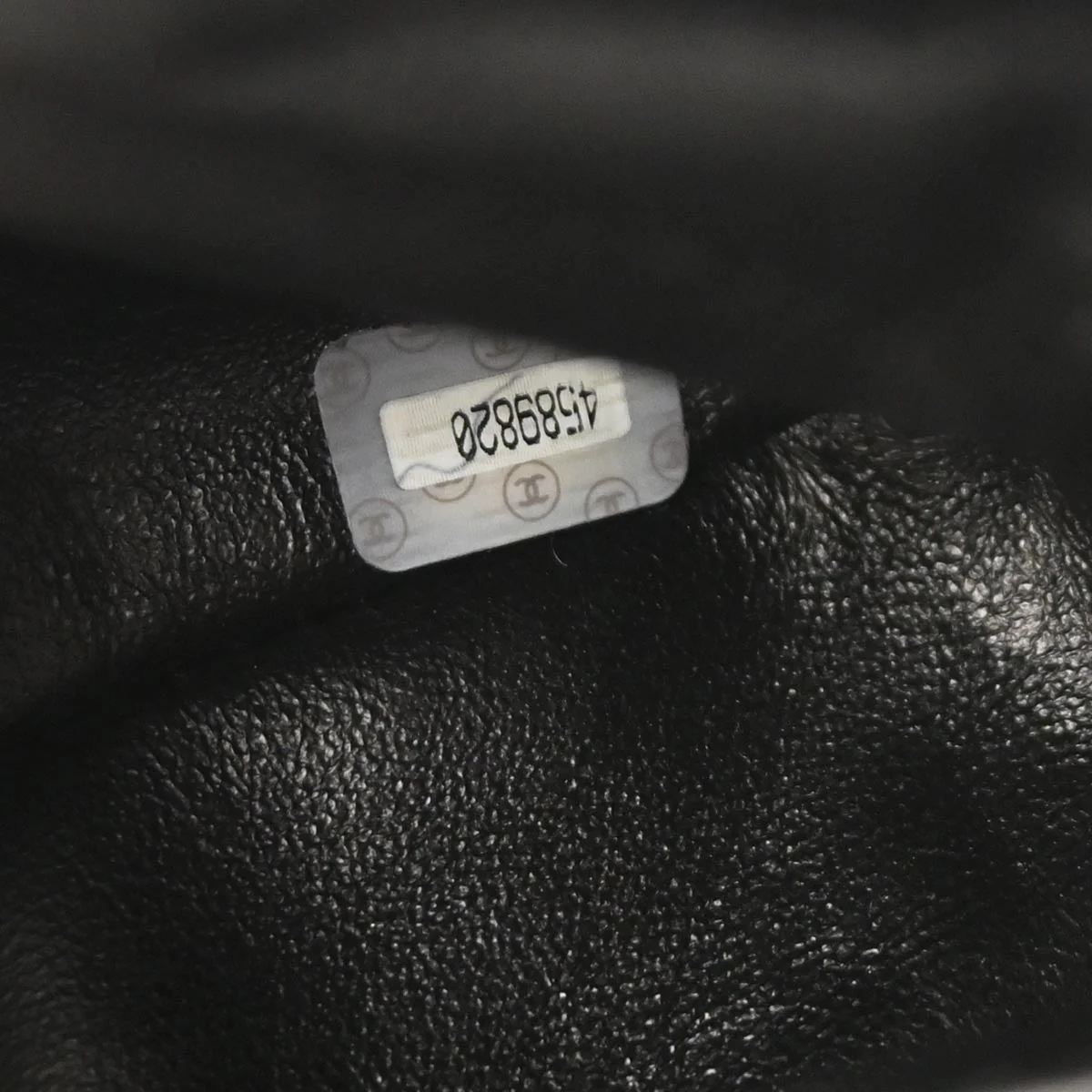 Chanel 1996-1997 Black Lambskin Single Flap Shoulder Bag - Image 10