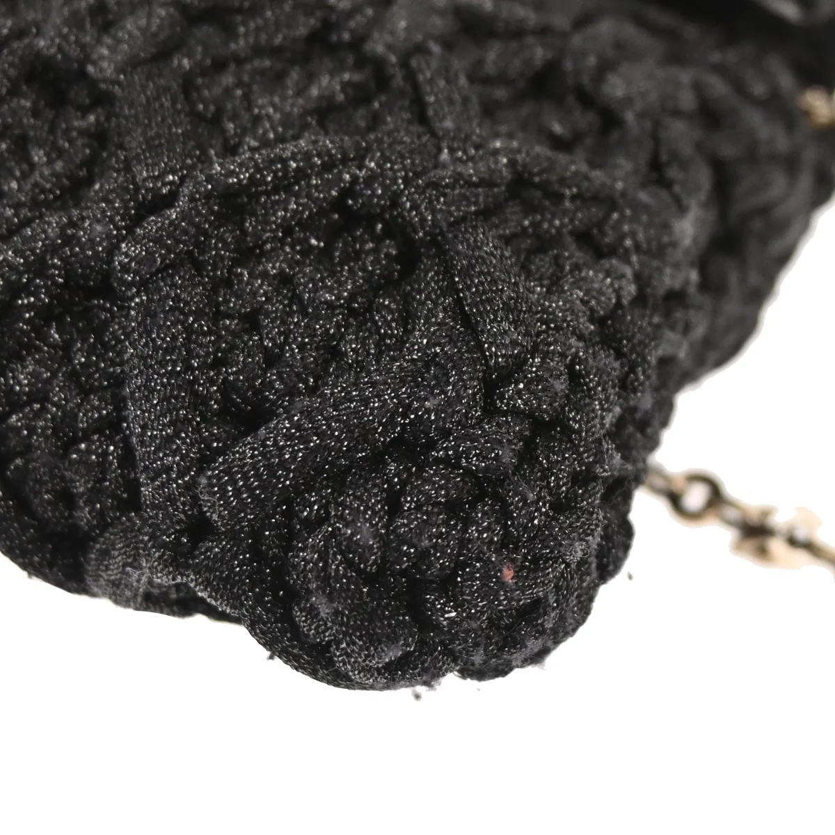 Salvatore Ferragamo Black Polyester Gancini Shoulder Bag - Image 6