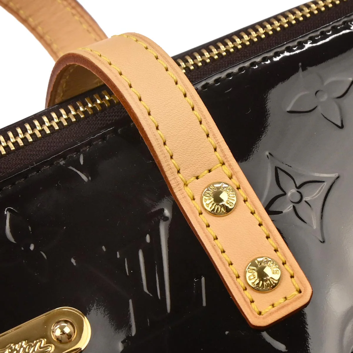 Louis Vuitton 2008 Purple Monogram Vernis Bellevue PM Handbag M93585 - Image 4