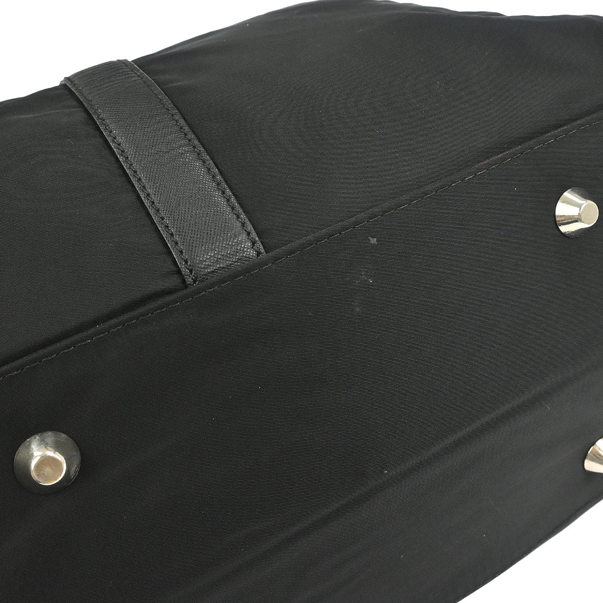 Prada Black Nylon 2way Duffle Shoulder Handbag - Image 3