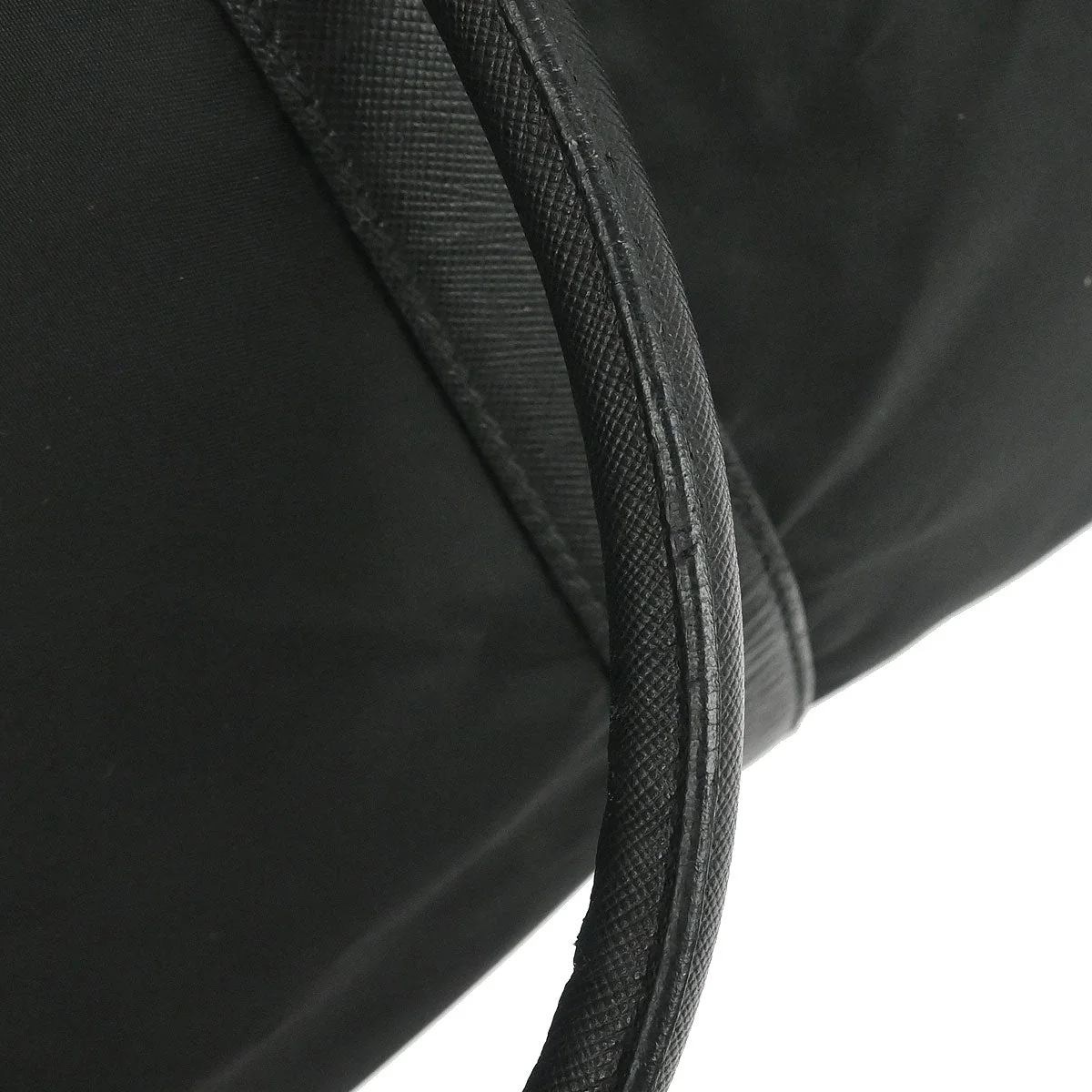 Prada Black Nylon 2way Duffle Shoulder Handbag - Image 5