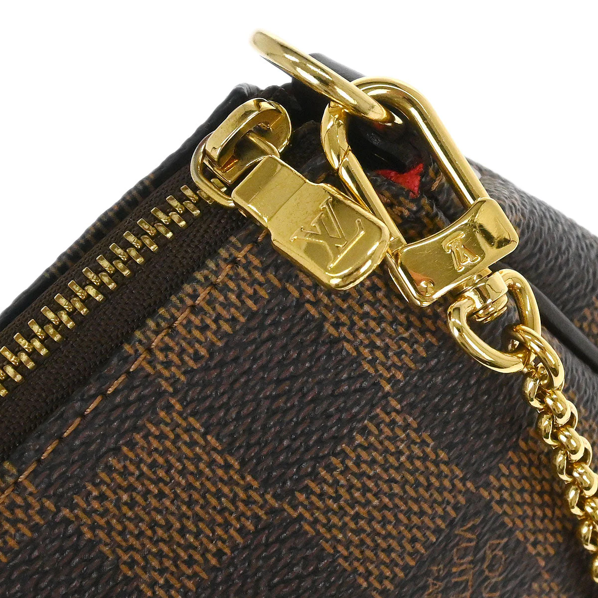 Louis Vuitton 2009 Damier Eva 2way Chain Shoulder Handbag N55213 - Image 5