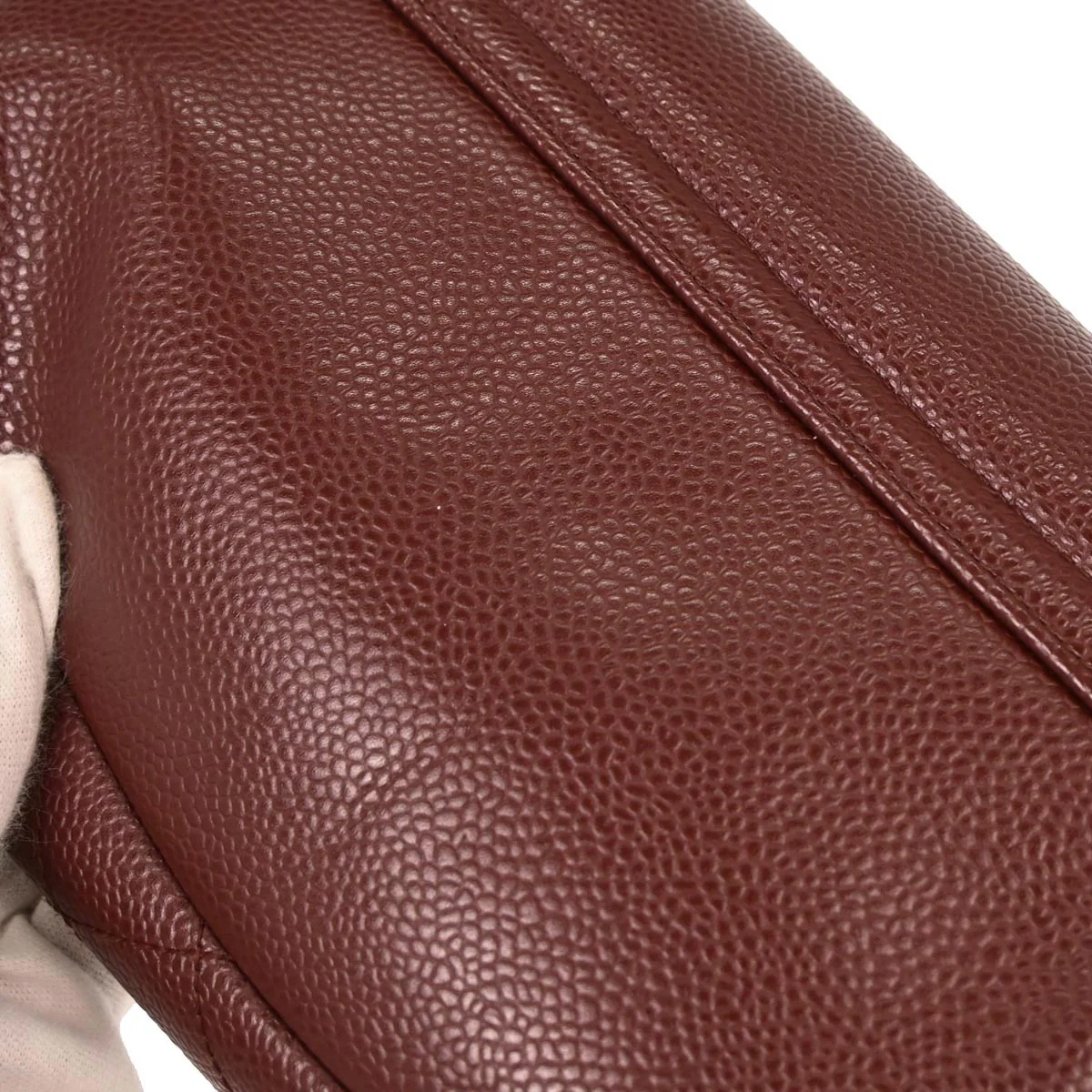 Chanel 2013-2014 Brown Caviar Skin Half Moon WOC Shoulder Wallet Bag - Image 5