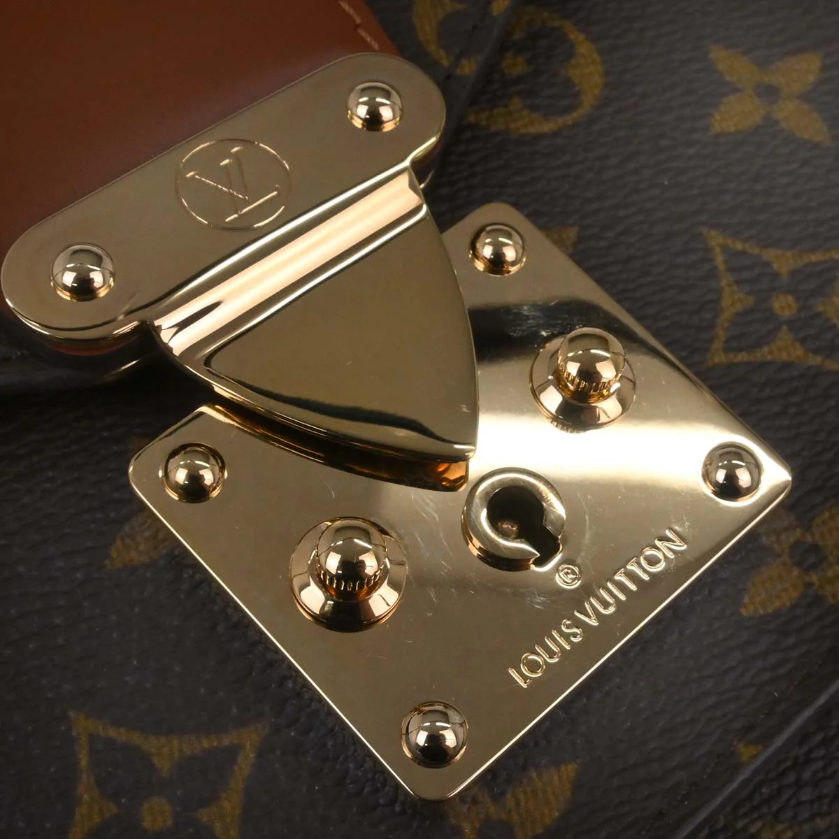 Louis Vuitton 2003 Monogram Monceau 28 Business 2way Shoulder Handbag M51185 - Image 6
