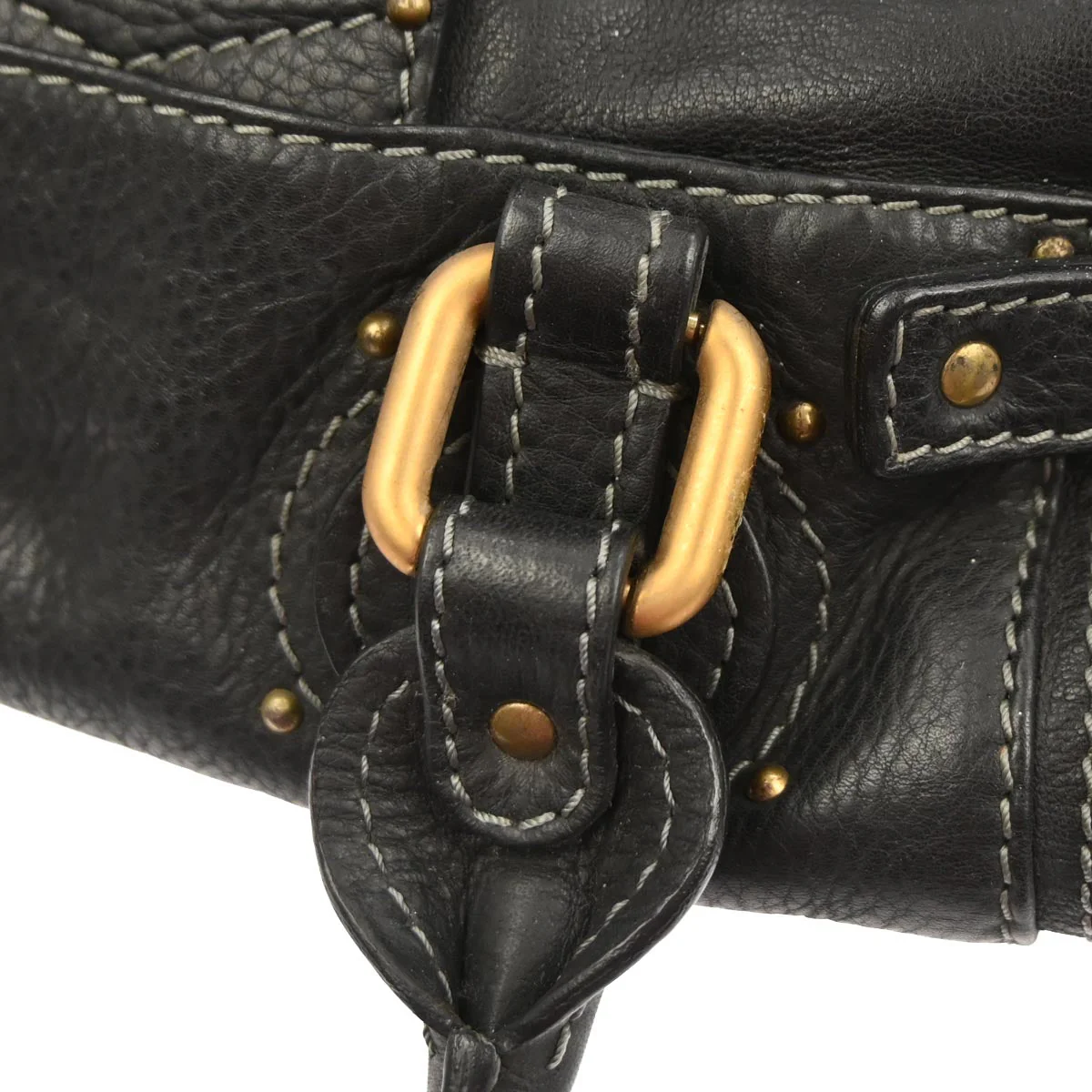 Chloe Black Paddington Mini Handbag - Image 4
