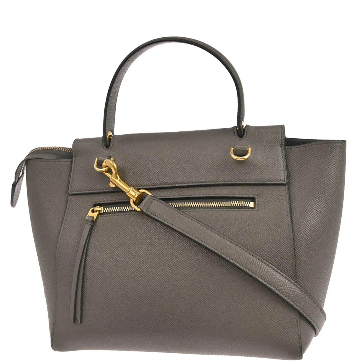 Celine Gray Belt Bag 2way Shoulder Handbag - Image 2