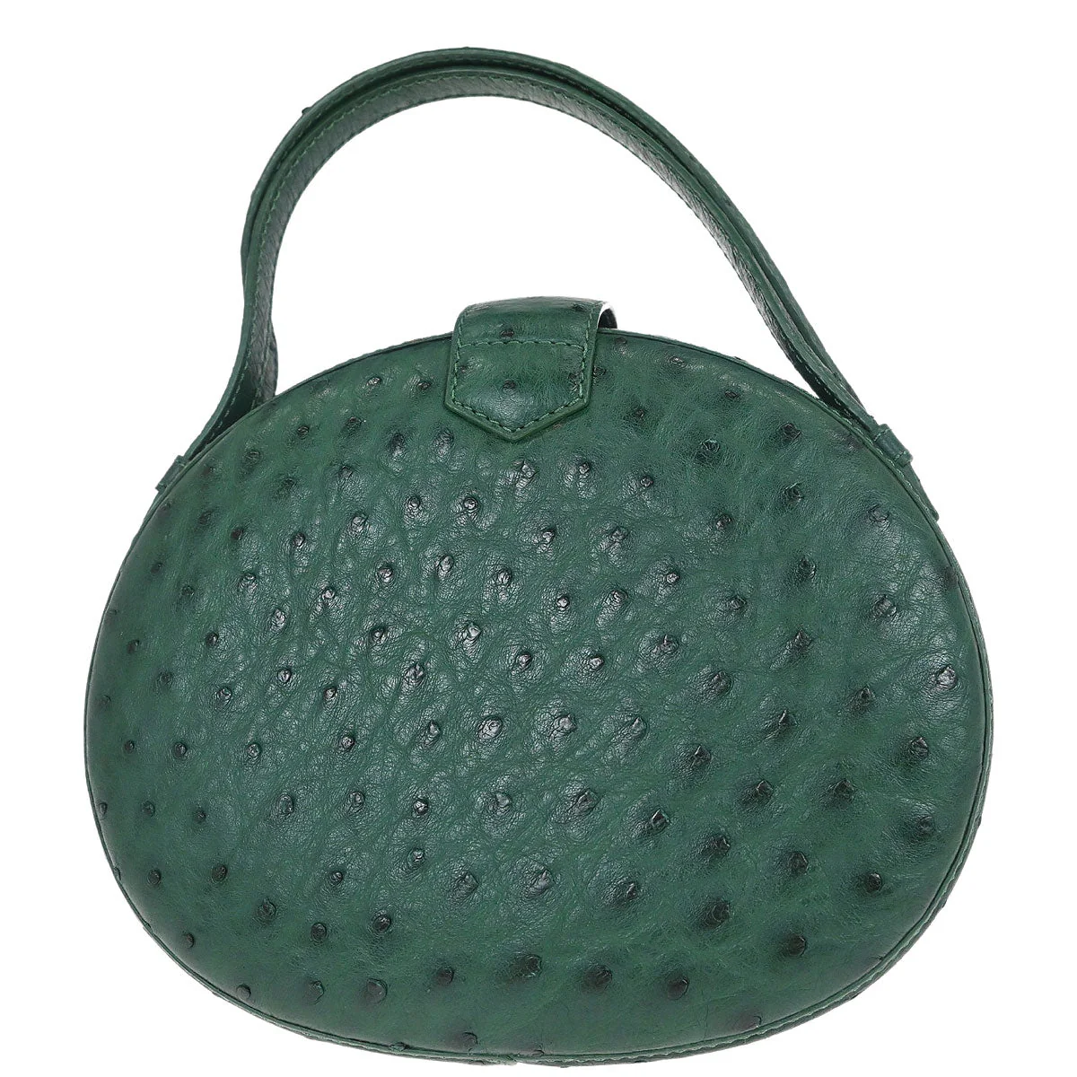 Loewe * Green Ostrich Handbag - Image 2